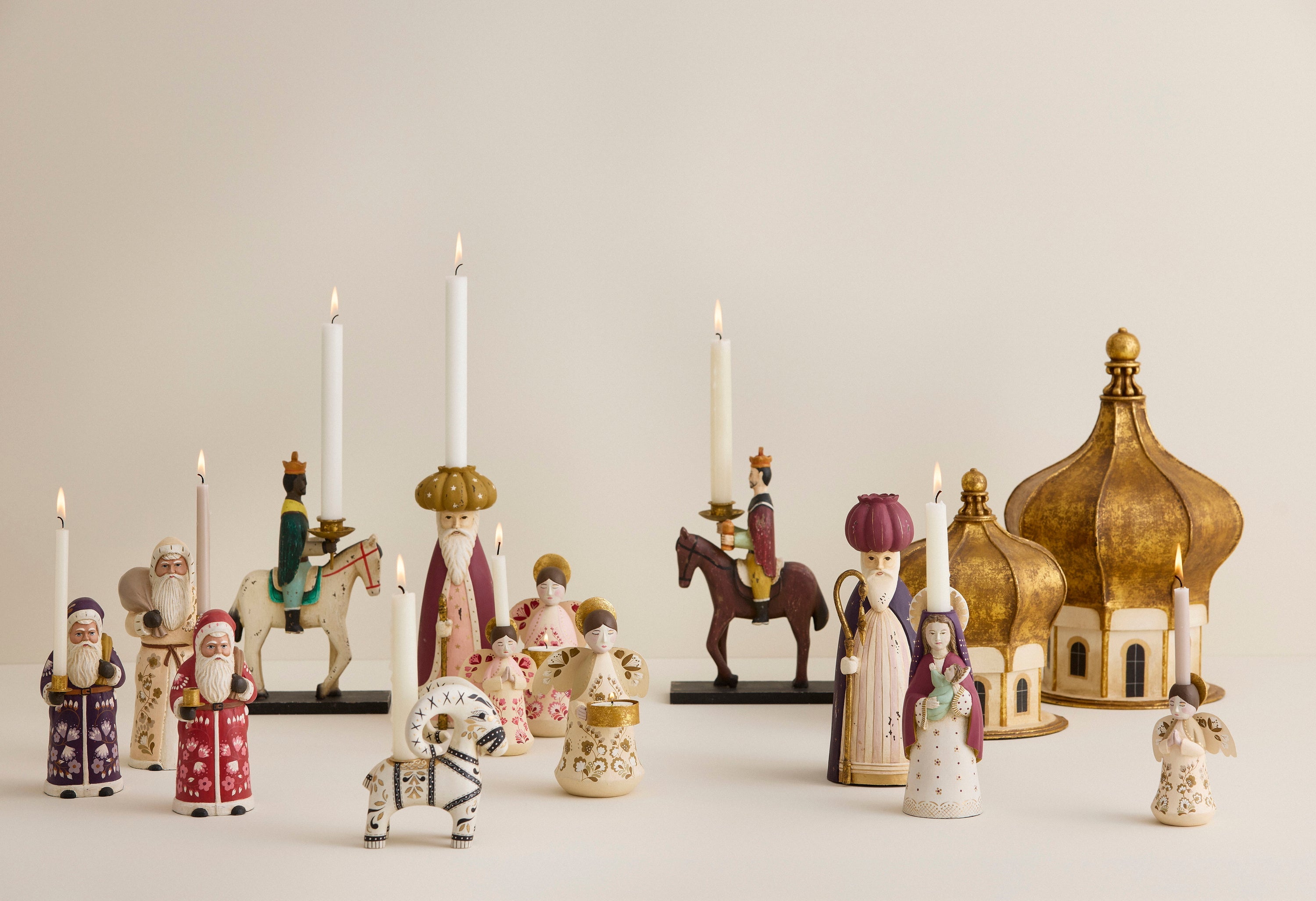 Lysestaker til stearinlys fra Bungalow