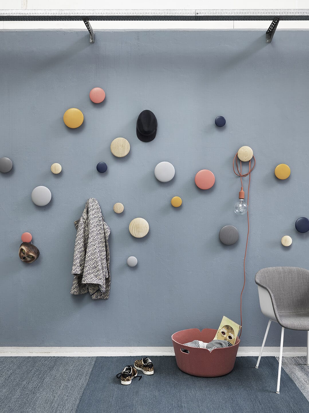 Knagg Dots Svart - Bilde 3