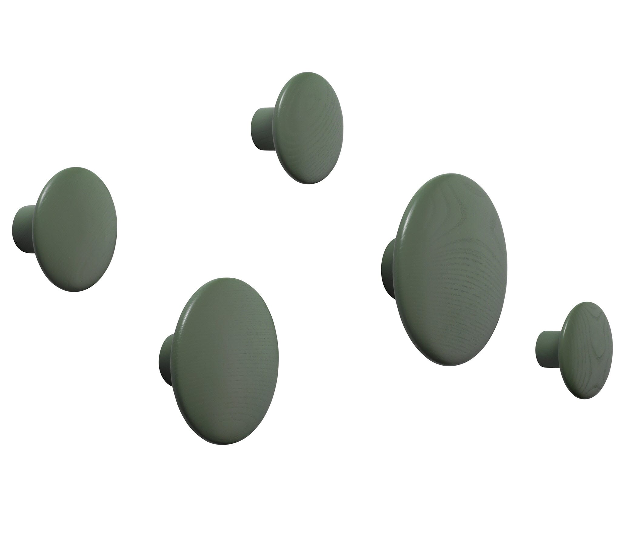 Knagg Dots Dusty Green - Bilde 3