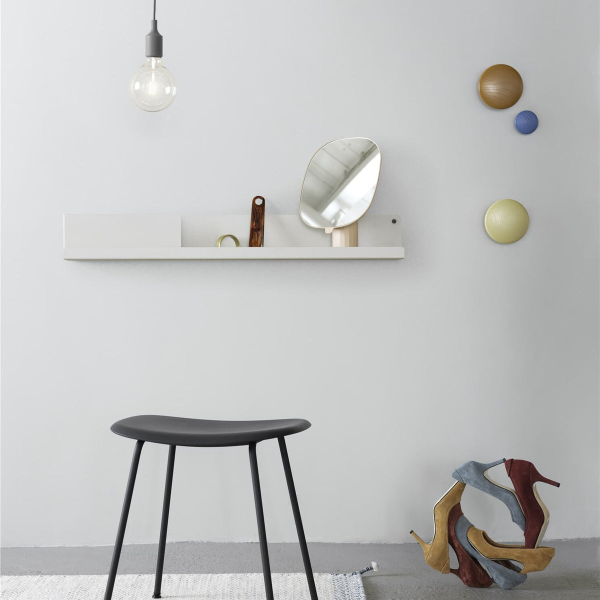 Knagg Dots Pale Blue - Bilde 3