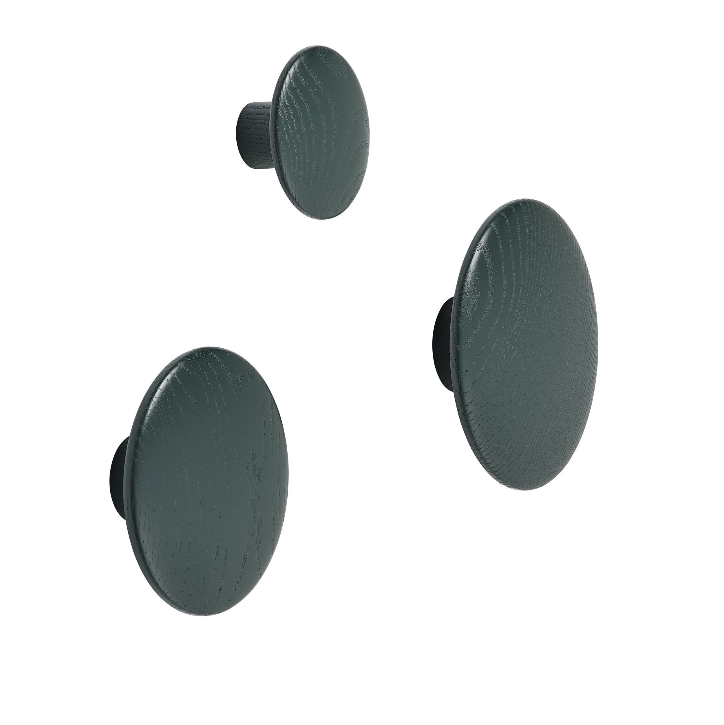 Knagg Dots Dark Green - Bilde 2