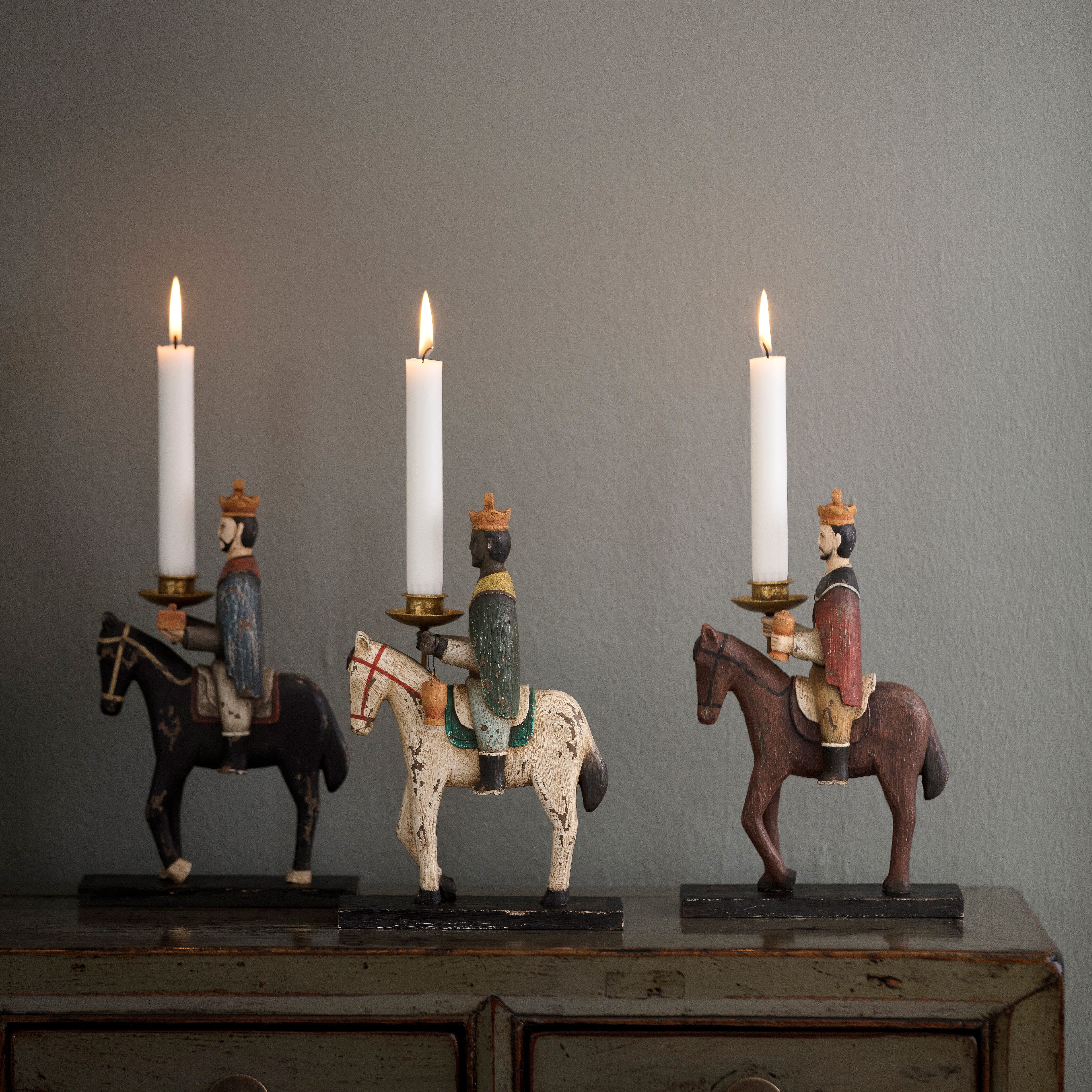 Lysestaker De Tre Vise Menn (ridende) - Bilde 5