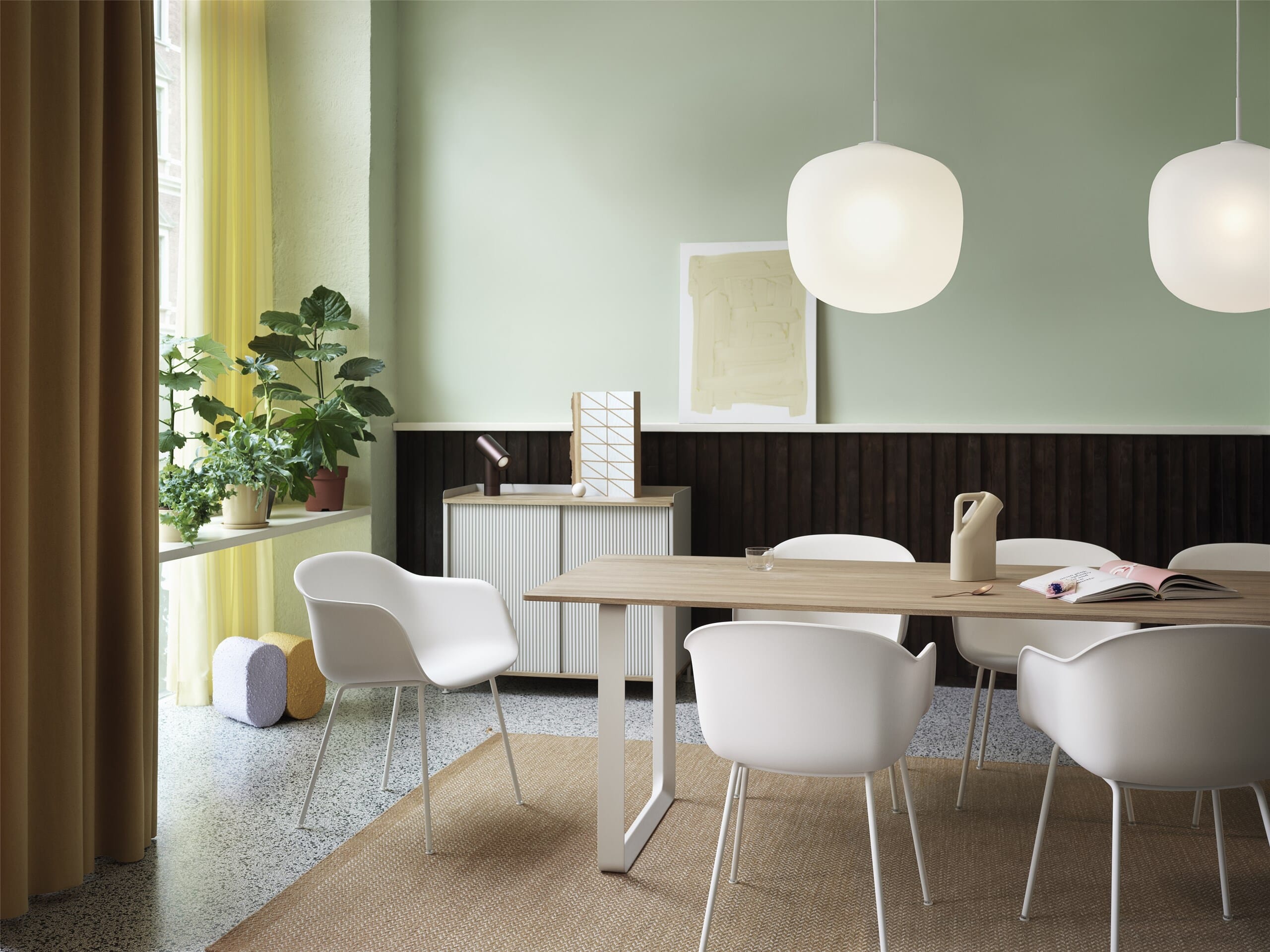 70/70 Spisebord Eik/Hvit - Bilde 3