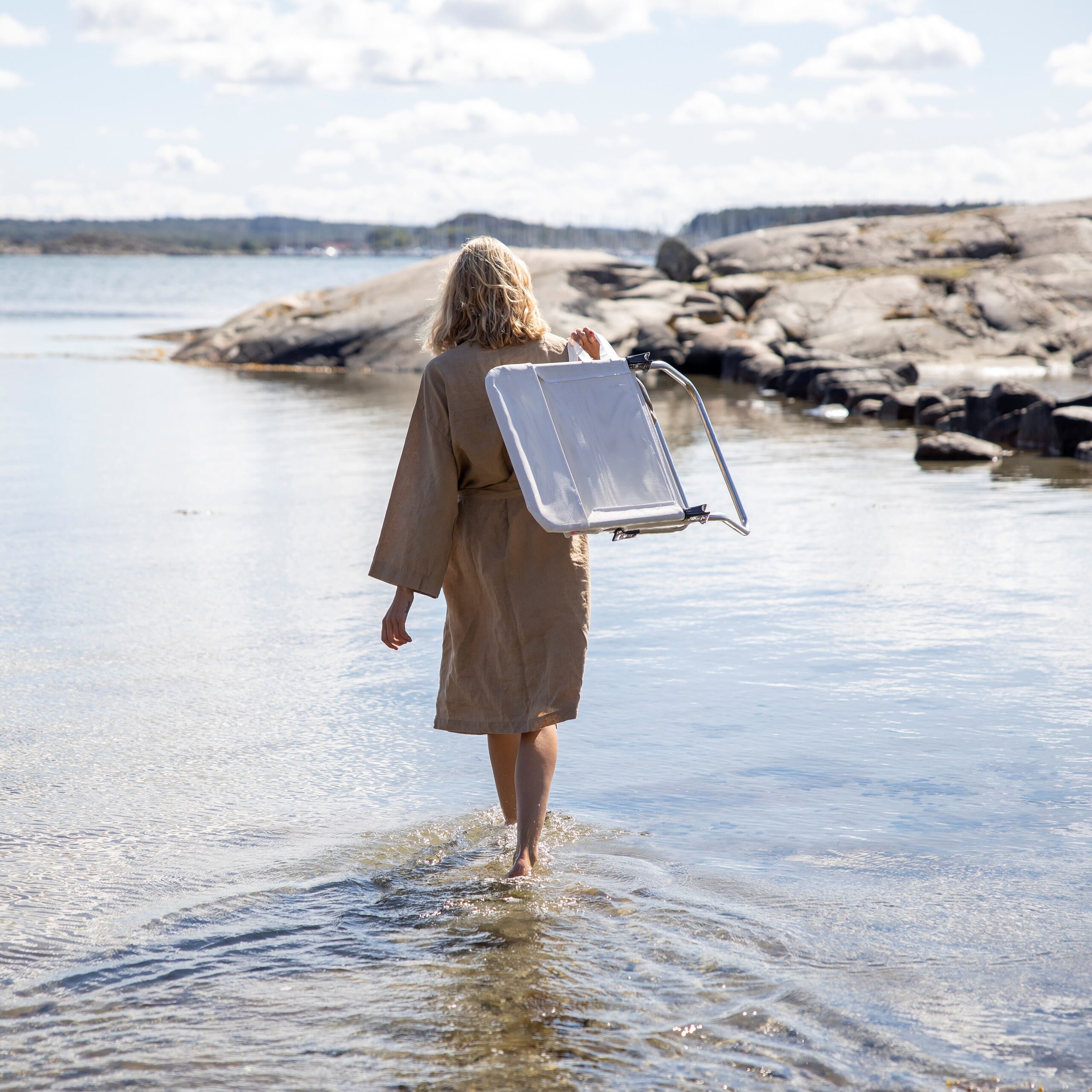 Quick Strandstol Hvit - Bilde 7