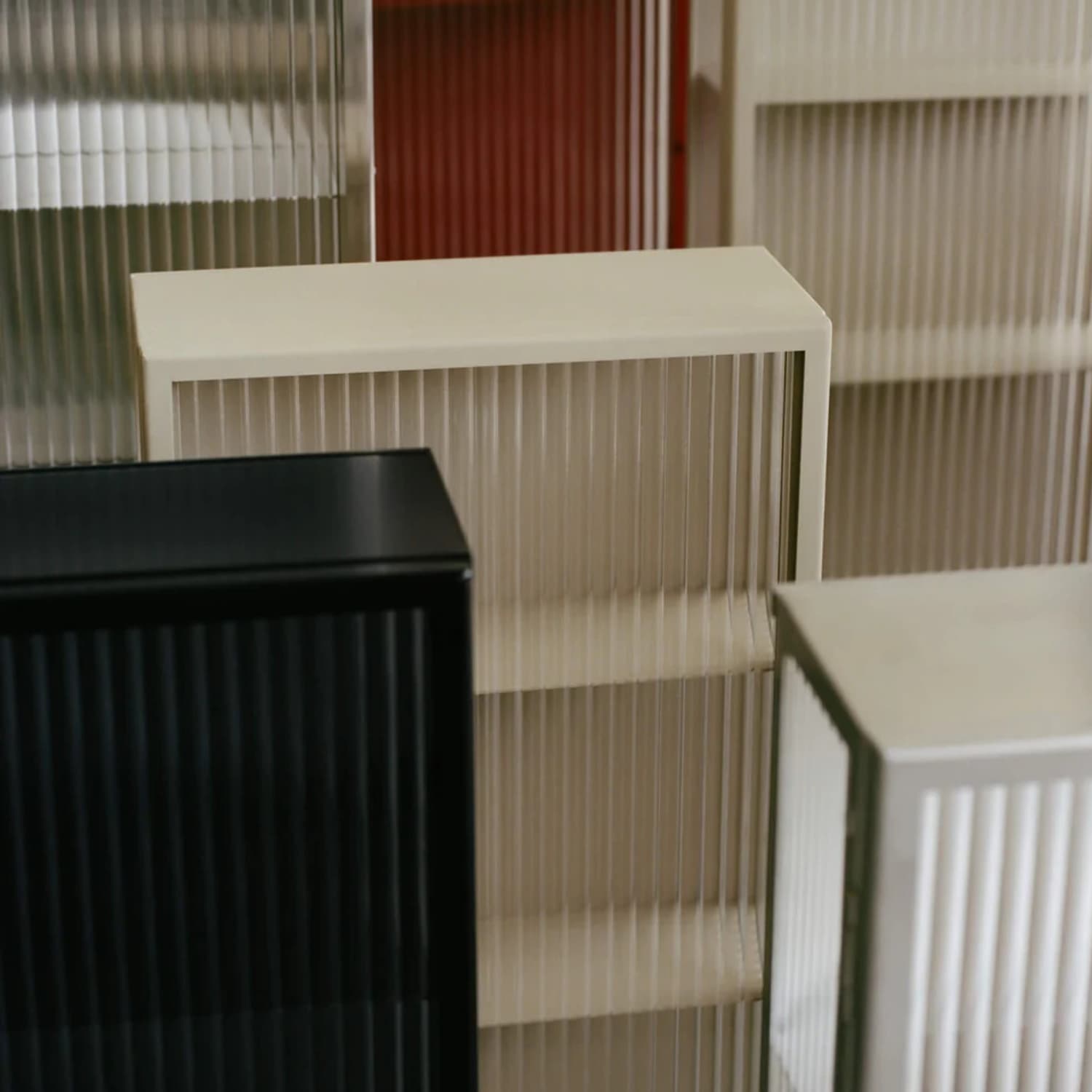 Haze Veggskap Rillet Cashmere
