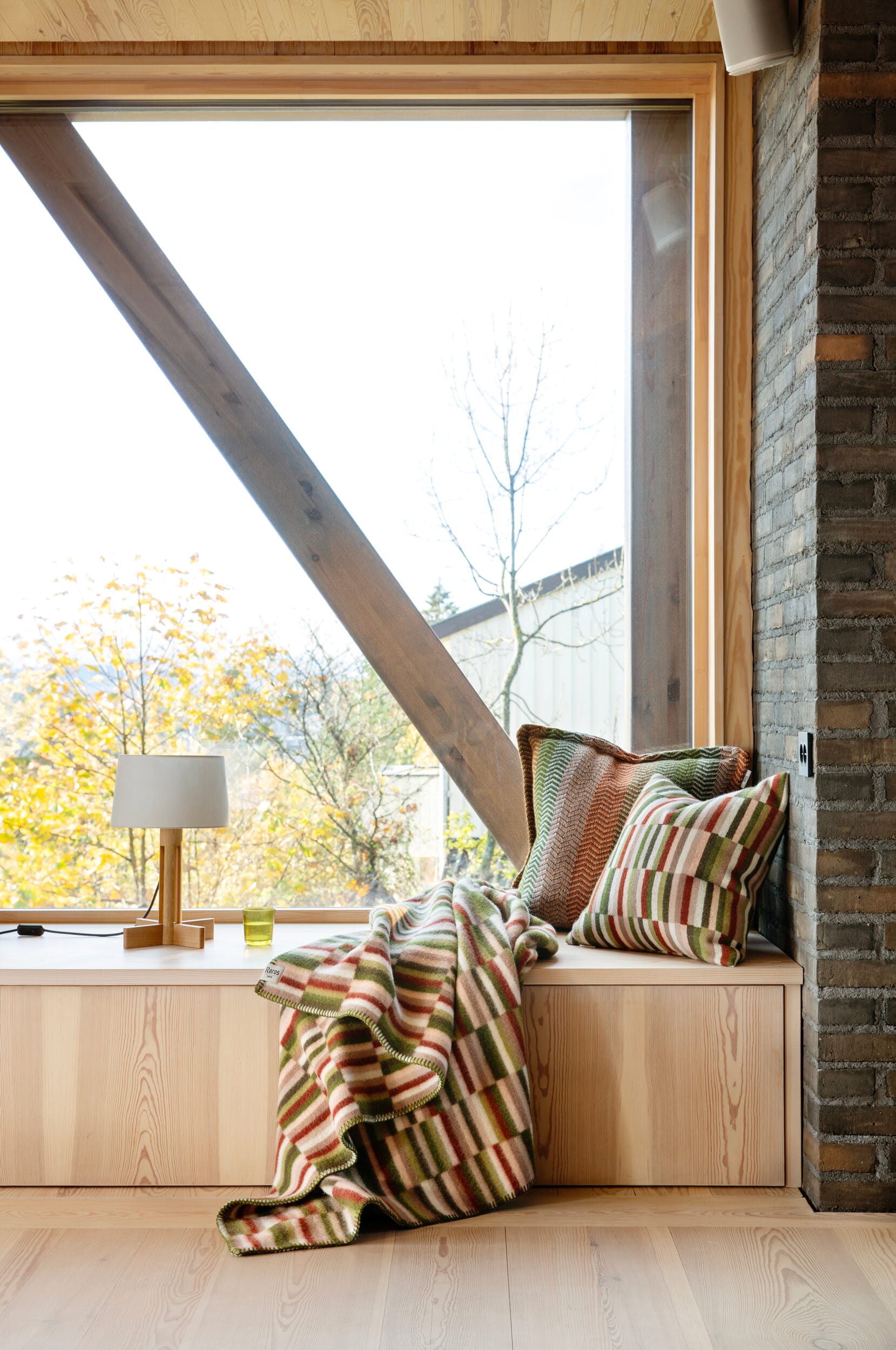 Pute Ida Olive Burgundy 50x50 - Bilde 5