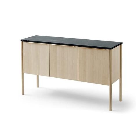 Skap Jut Oak/Black Marble - Hovedbilde