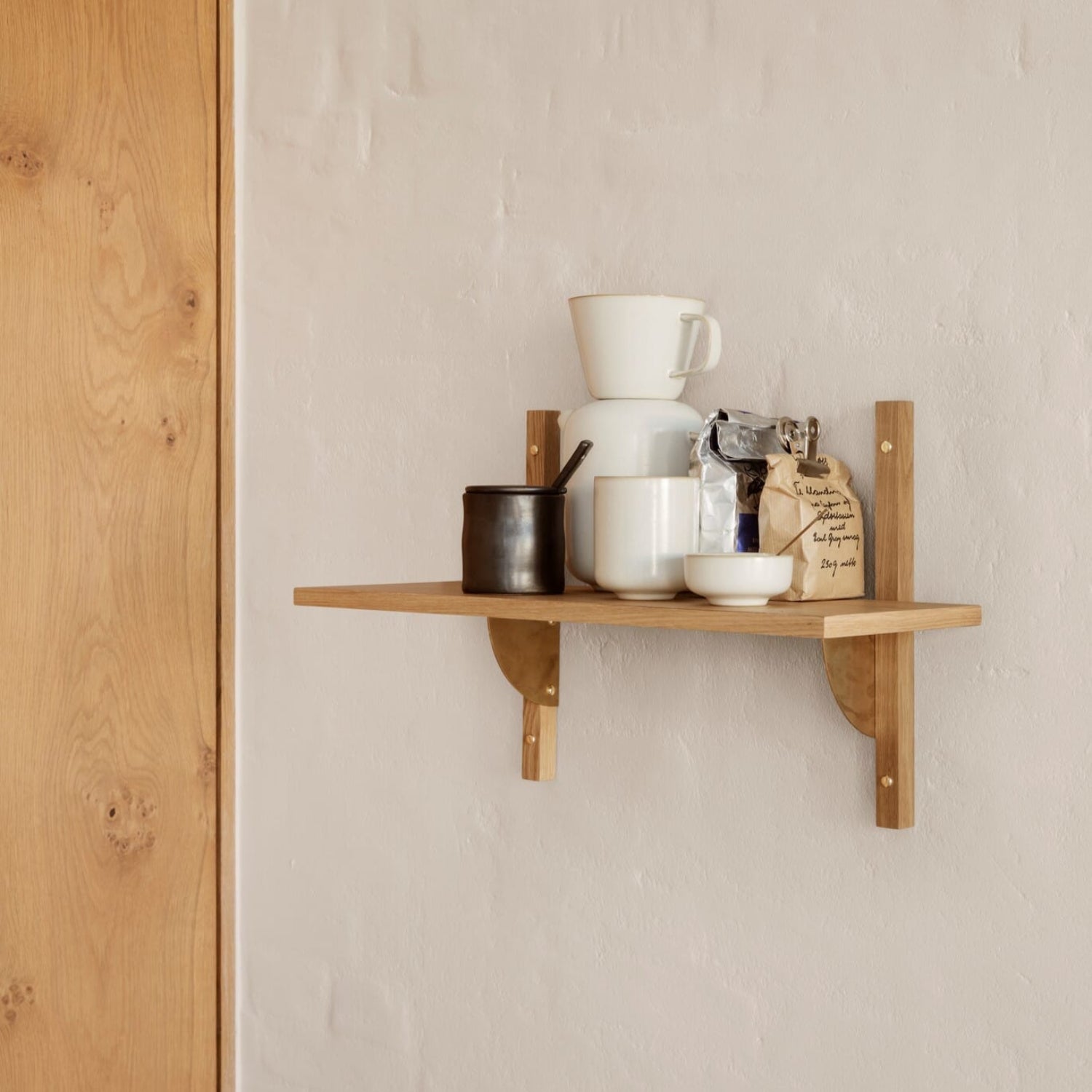 Hylle Sector Eik/Messing L:54 - Bilde 2