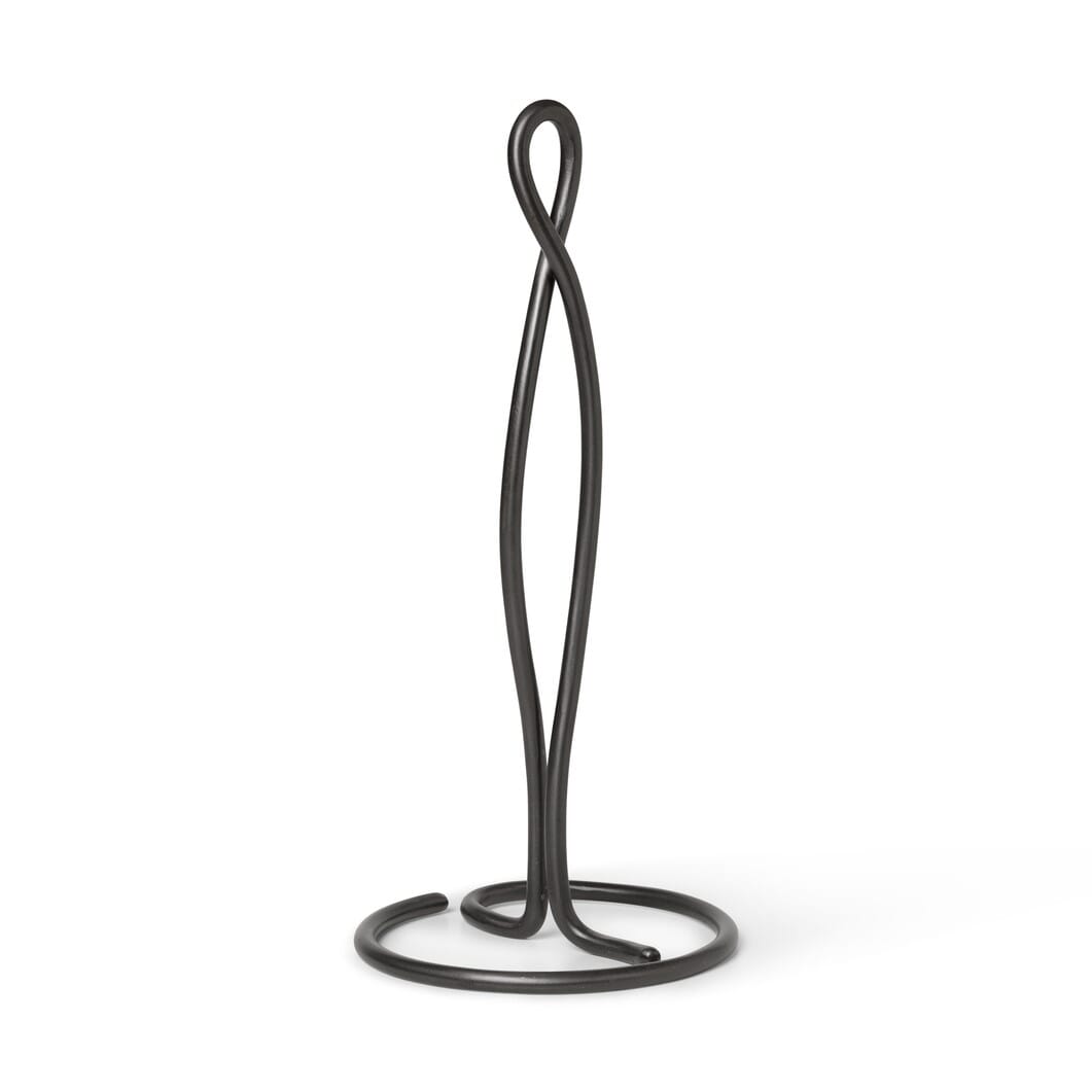 Kjøkkenrullholder Curvature Svart Messing - Hovedbilde