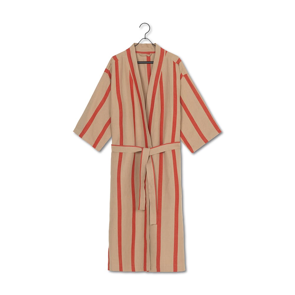 Morgenkåpe Field Camel/Red - Bilde 3
