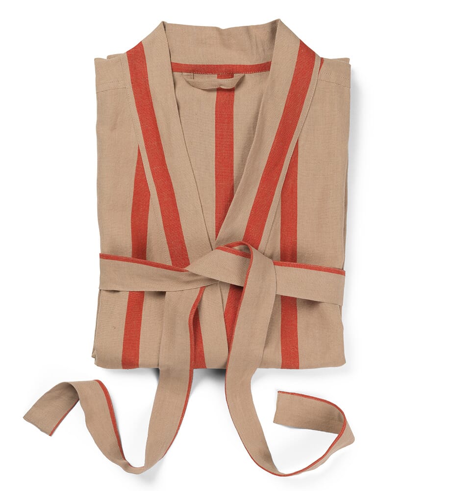 Morgenkåpe Field Camel/Red - Bilde 5