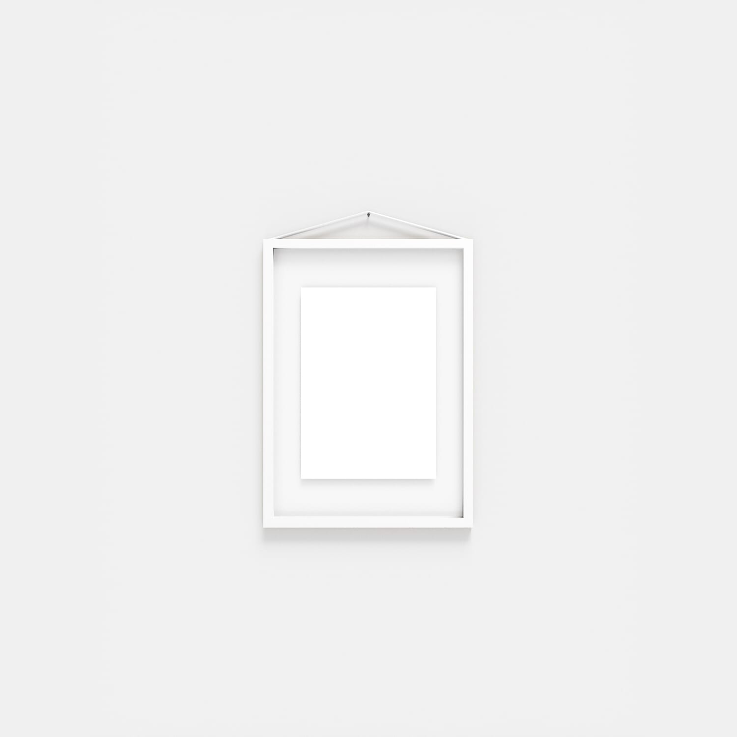 Ramme A4 Hvit - Hovedbilde