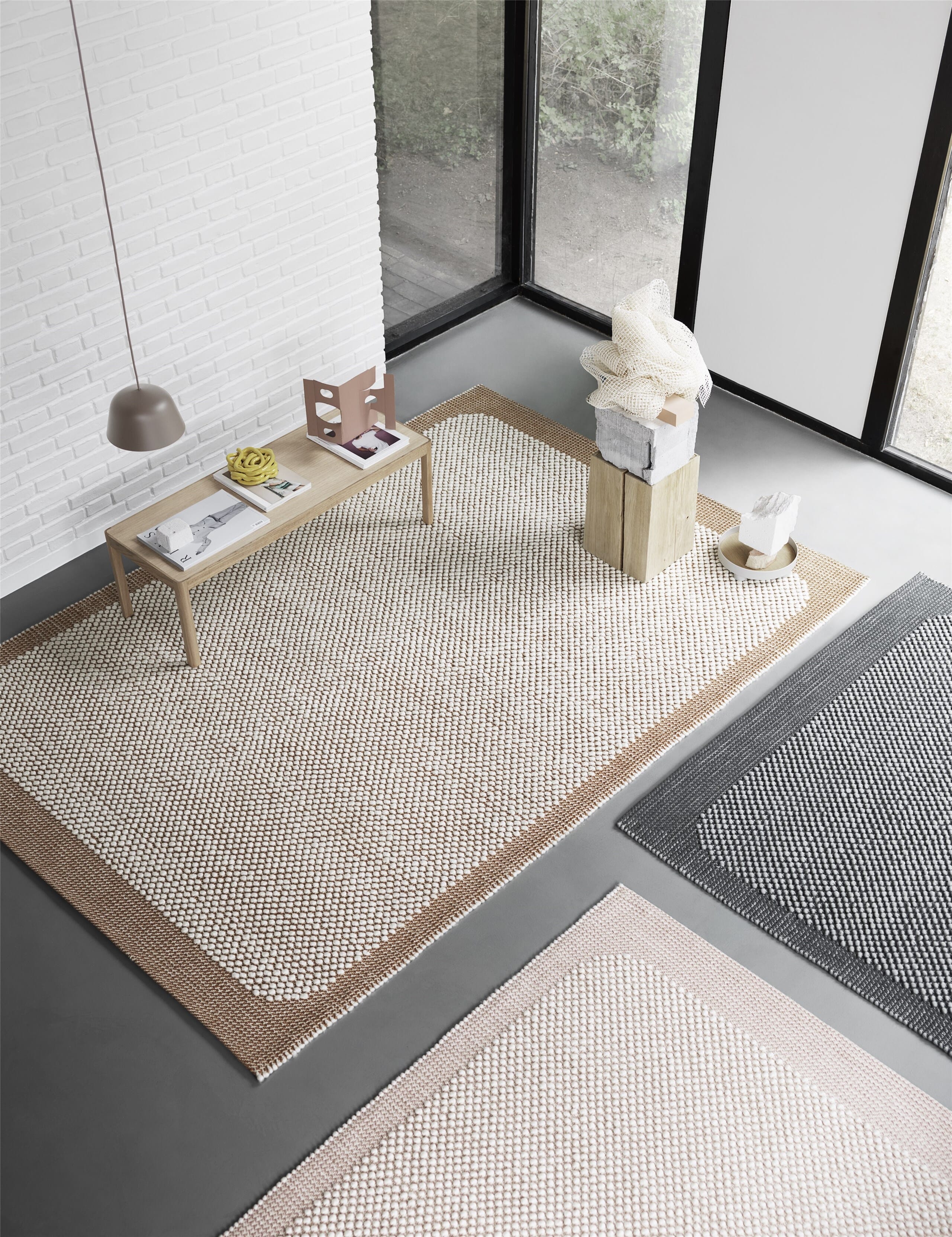 Gulvteppe Pebble Rug Pale Rose - Bilde 4