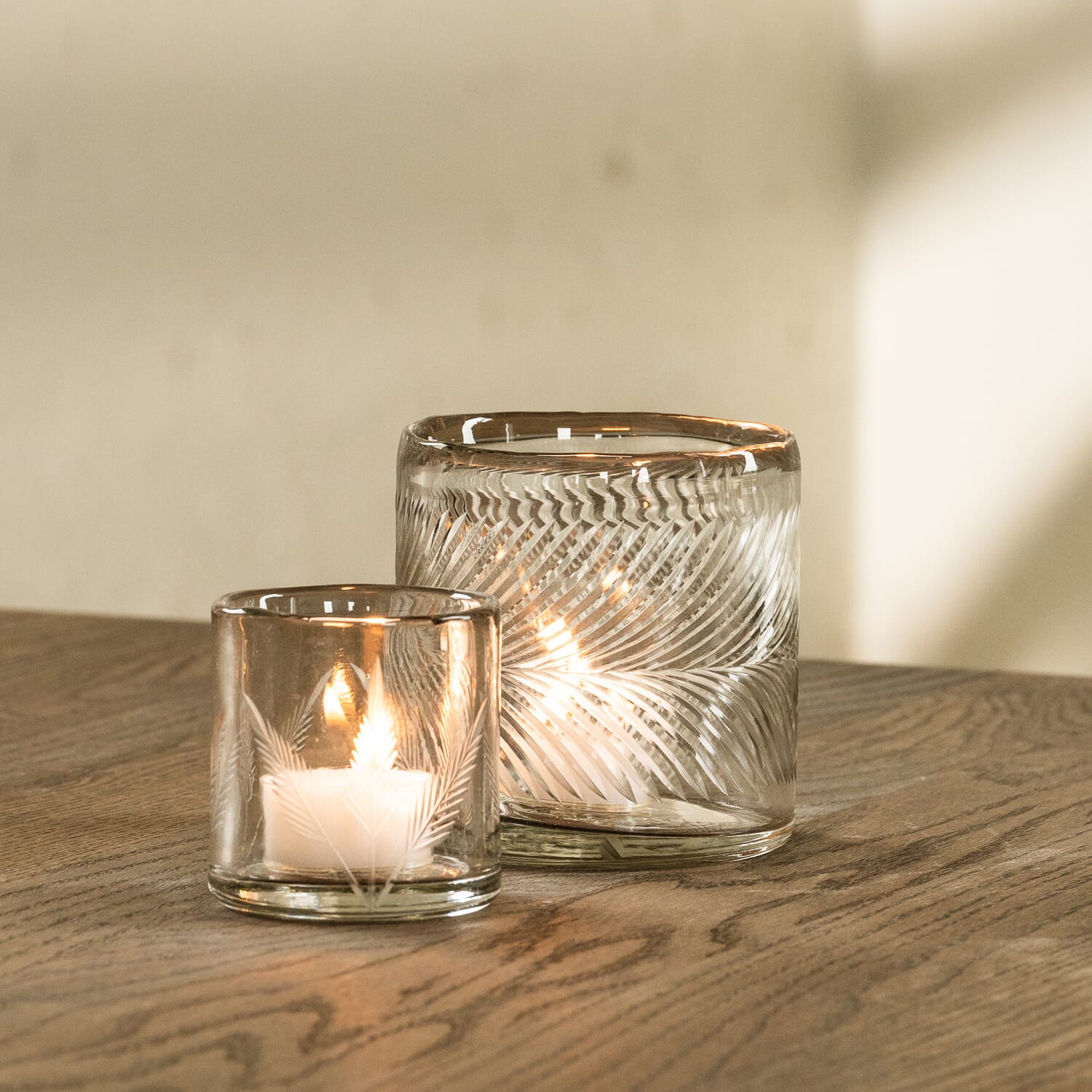 Telysholder Votive med blader Ø:6,5 - Bilde 2