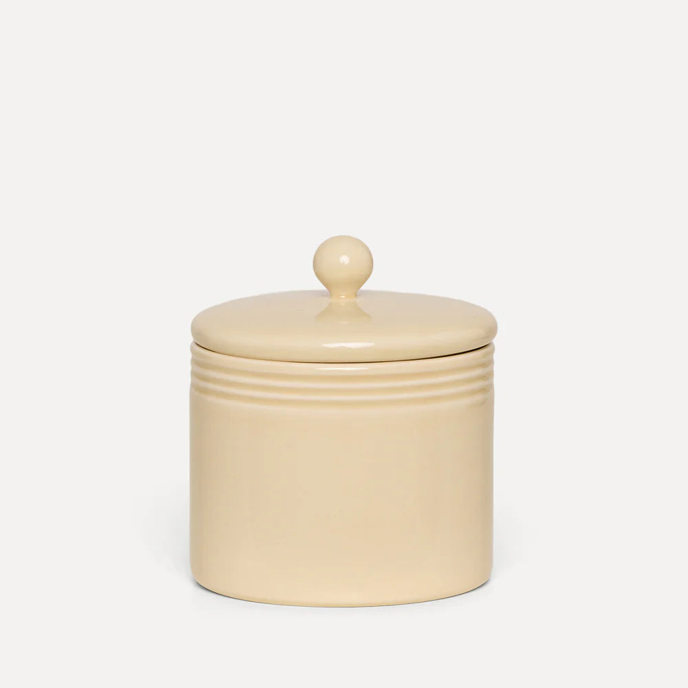 Krukke m/lokk Marsipan H11,5cm