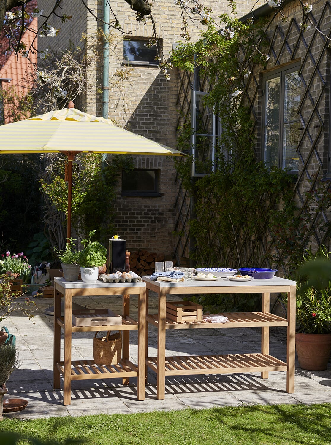 Parasoll Messina Lemon/Sand 300x300 - Bilde 4