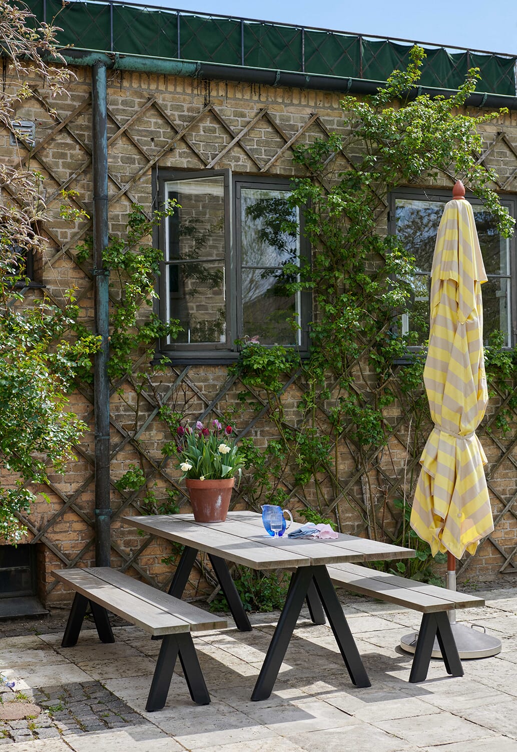 Parasoll Messina Lemon/Sand 300x300 - Bilde 5