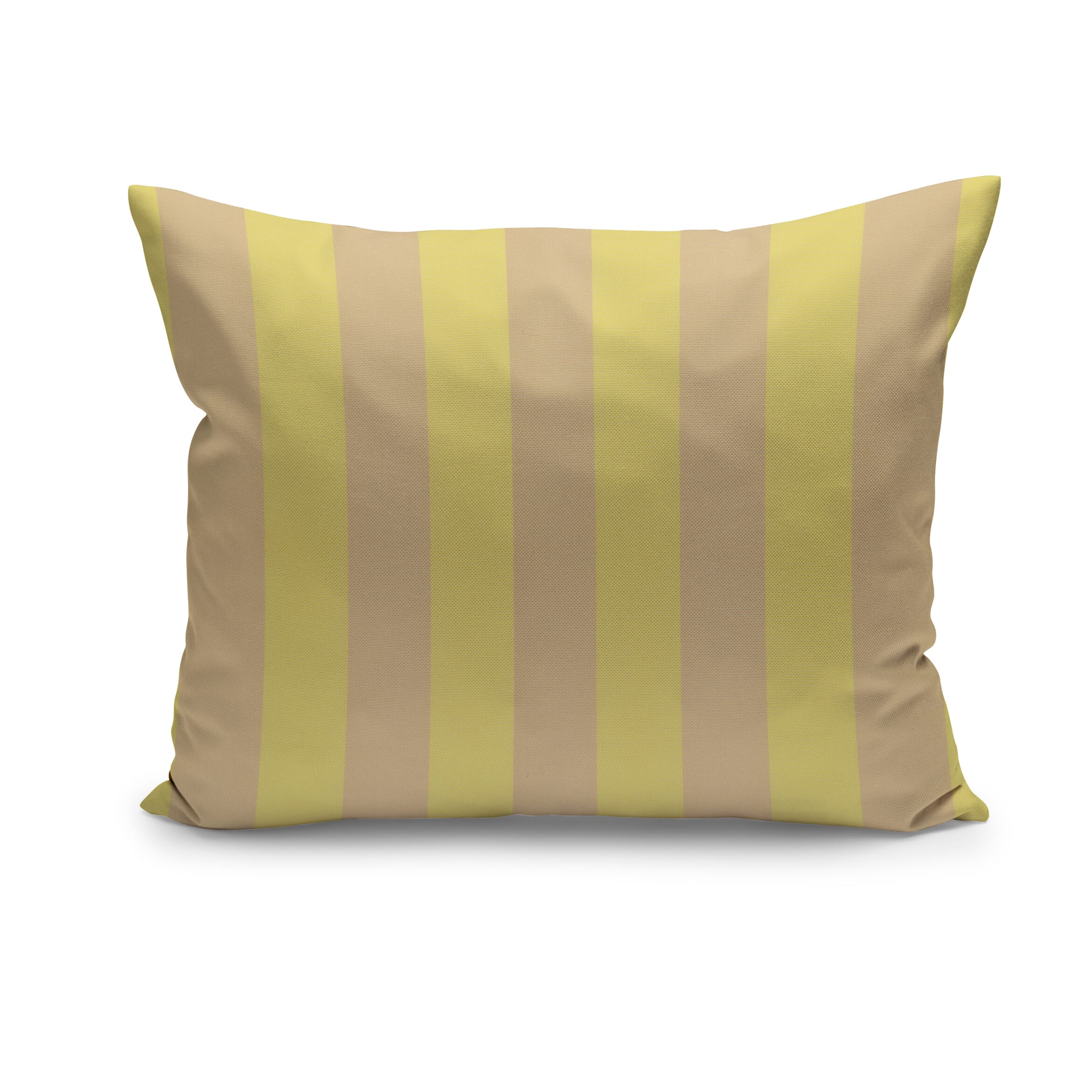 Barriere Utendørspute Lemon/Sand Stripe 60x50 - Hovedbilde