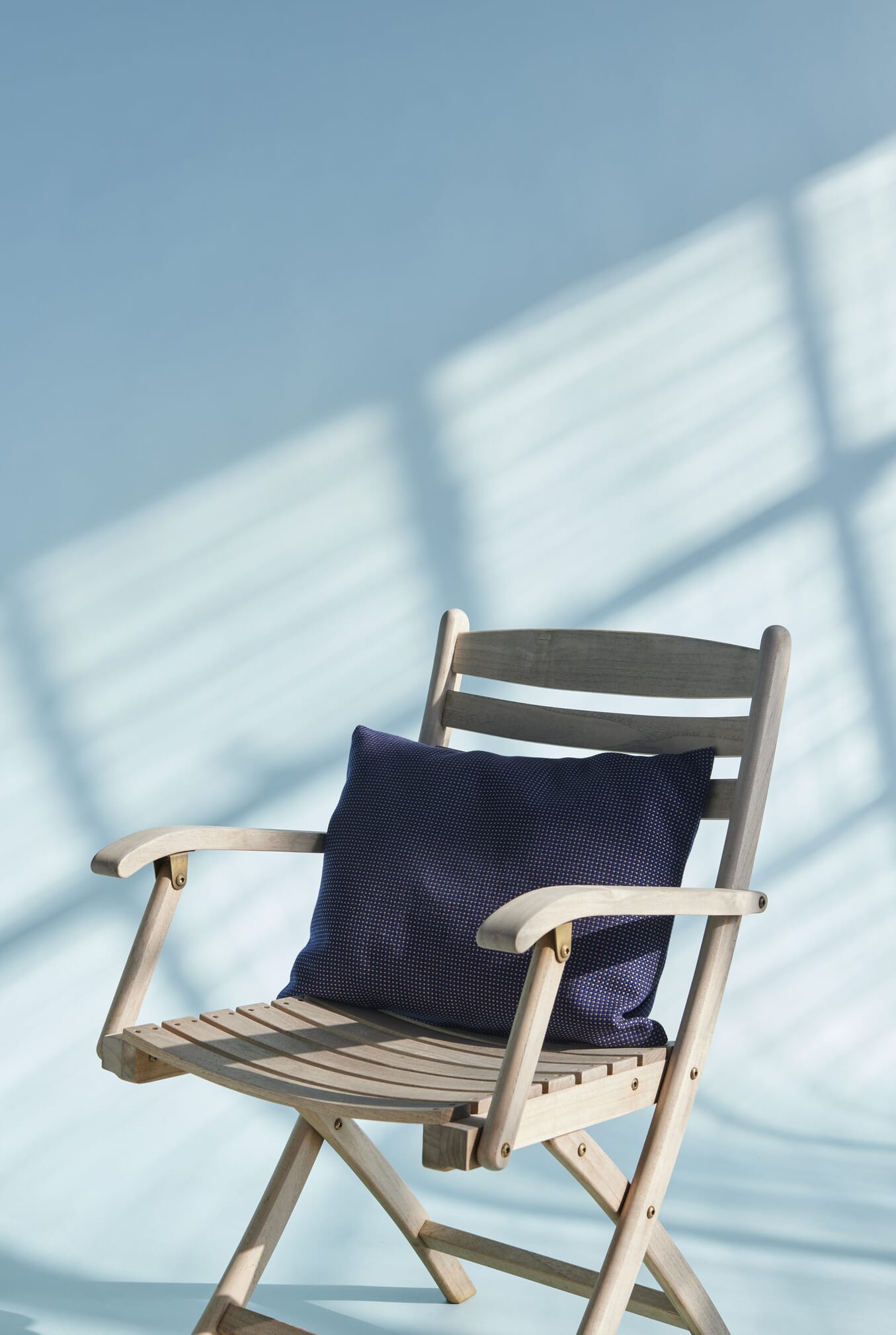 Barriere Utendørspute Dark Blue/Sand Checker 50x40 - Bilde 5