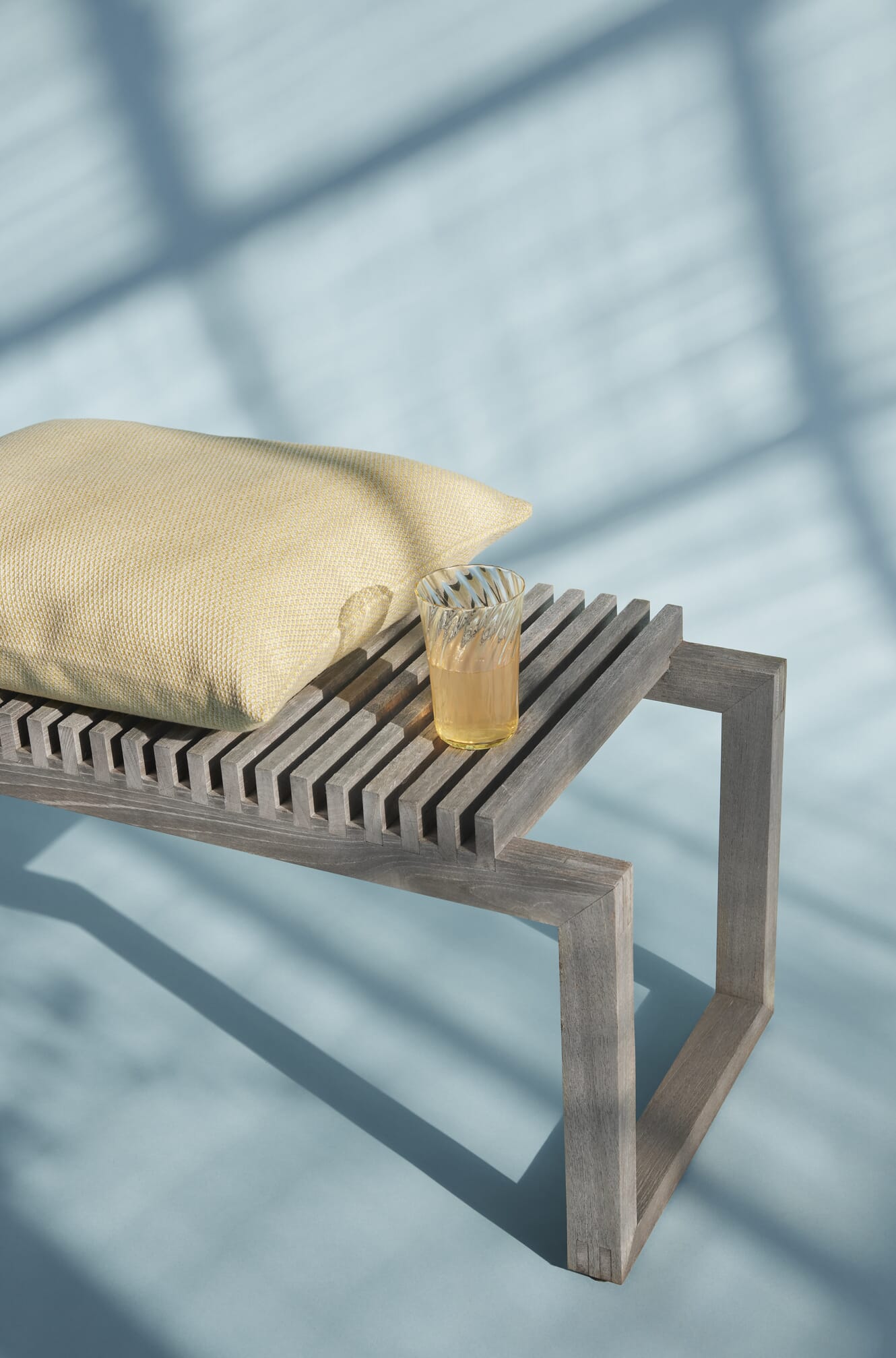 Barriere Utendørspute Honey Yellow 50x40 - Bilde 5