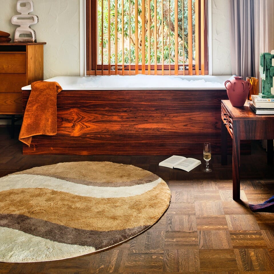 Badematte Natural Waves Ø:120 - Bilde 2