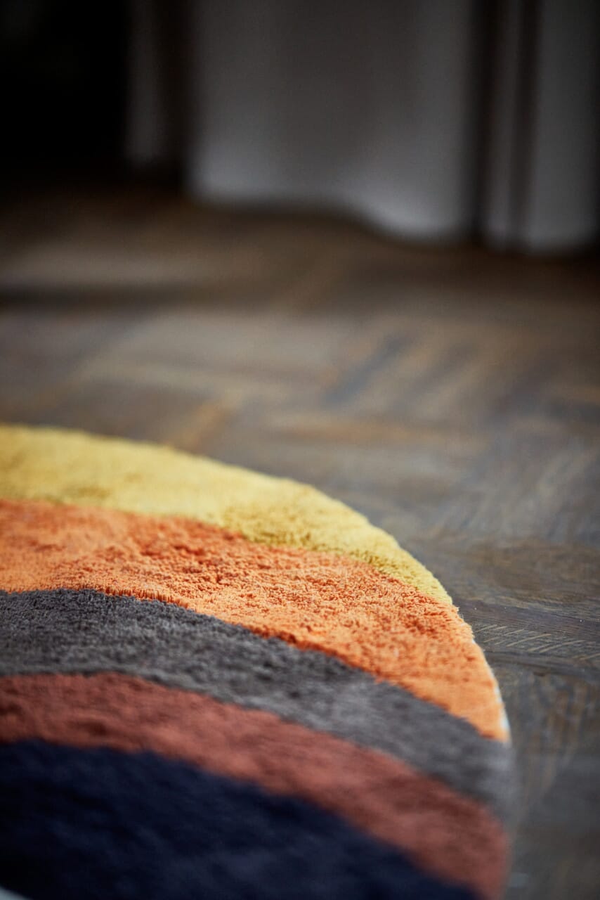 Badematte Retro Swirl 90x120 - Bilde 5
