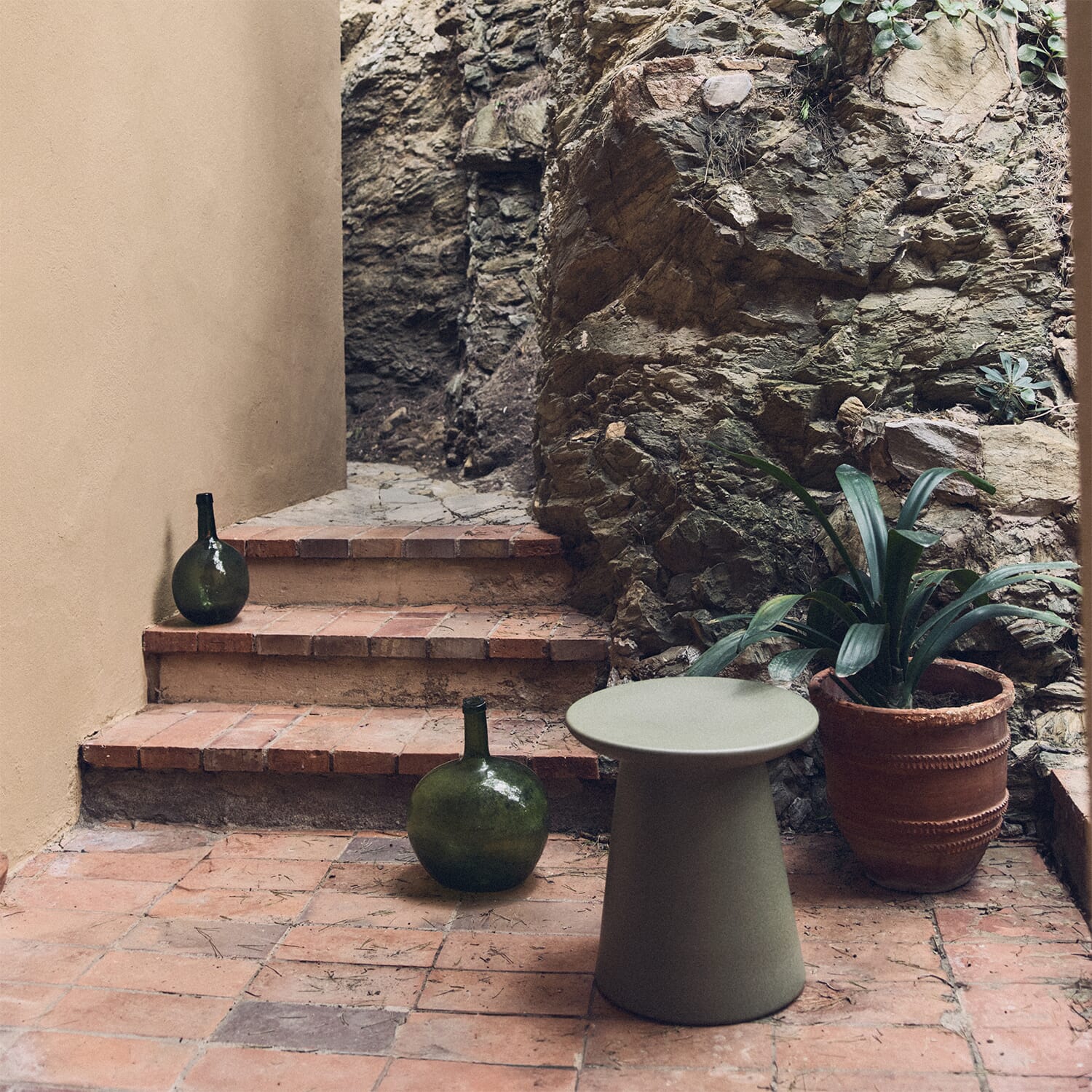 Earthenware side table M army - Bilde 4