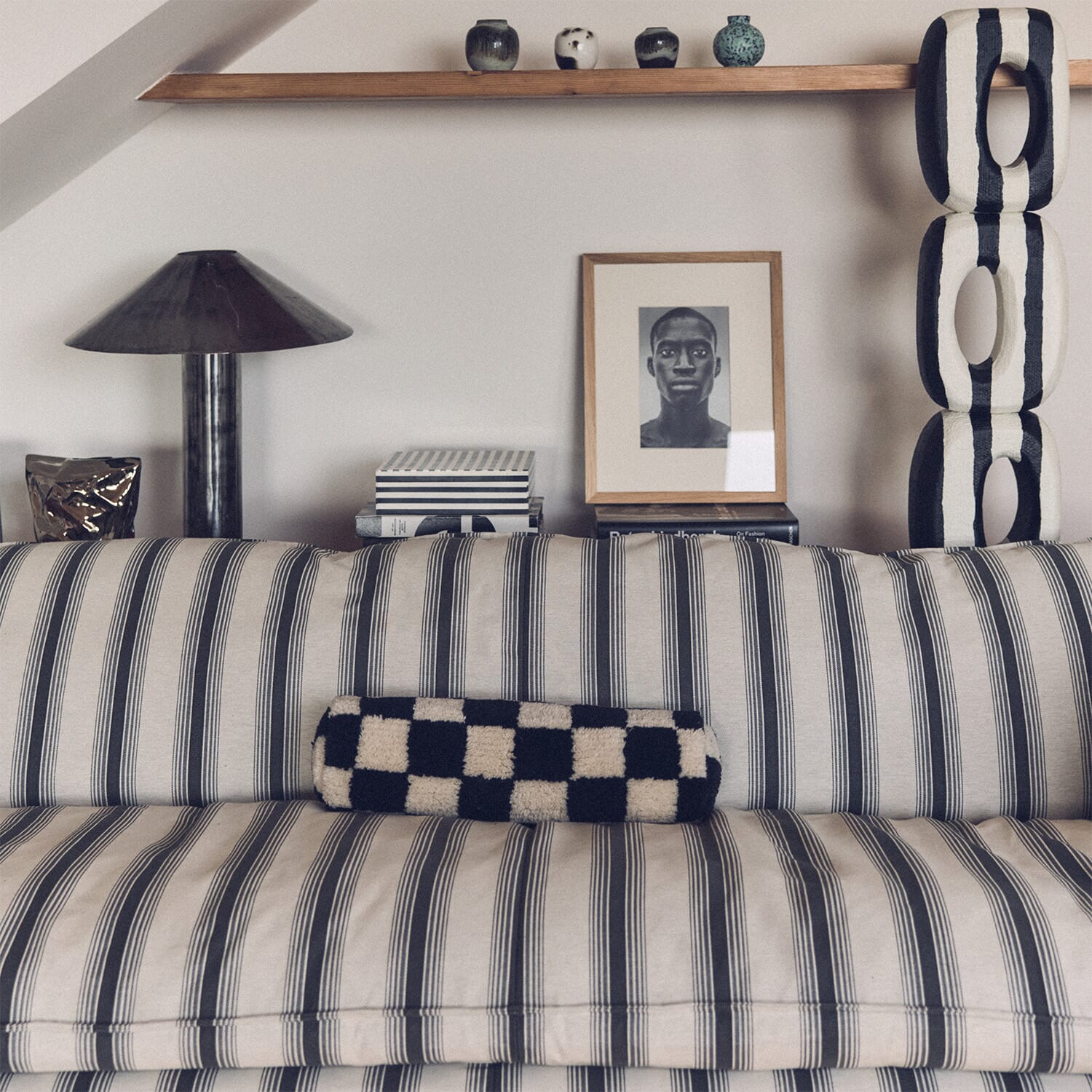 Nomad couch: 244cm, rocco, chalkstripe - Bilde 6