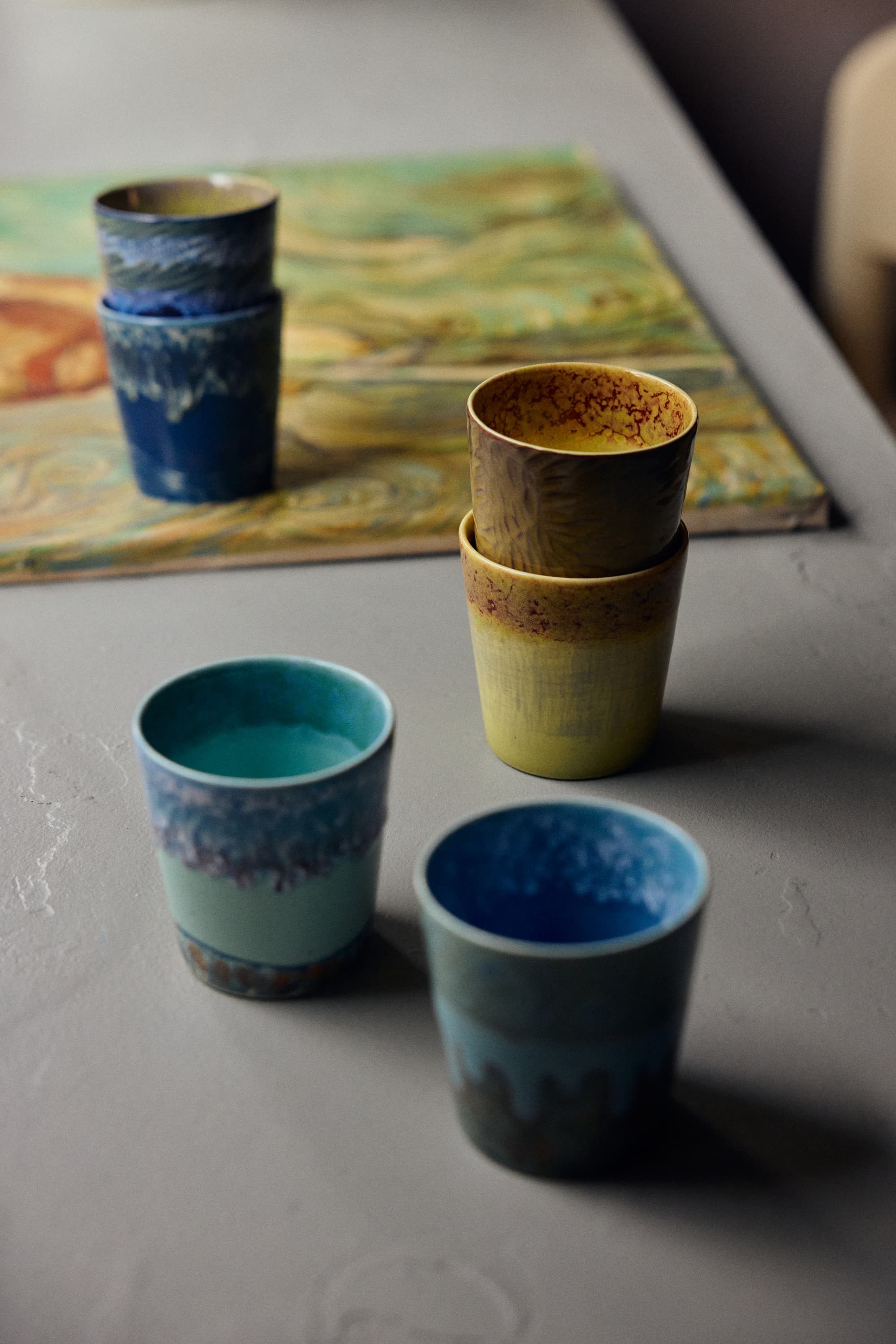 2 stk | Kopp Van Gogh Sunflowers