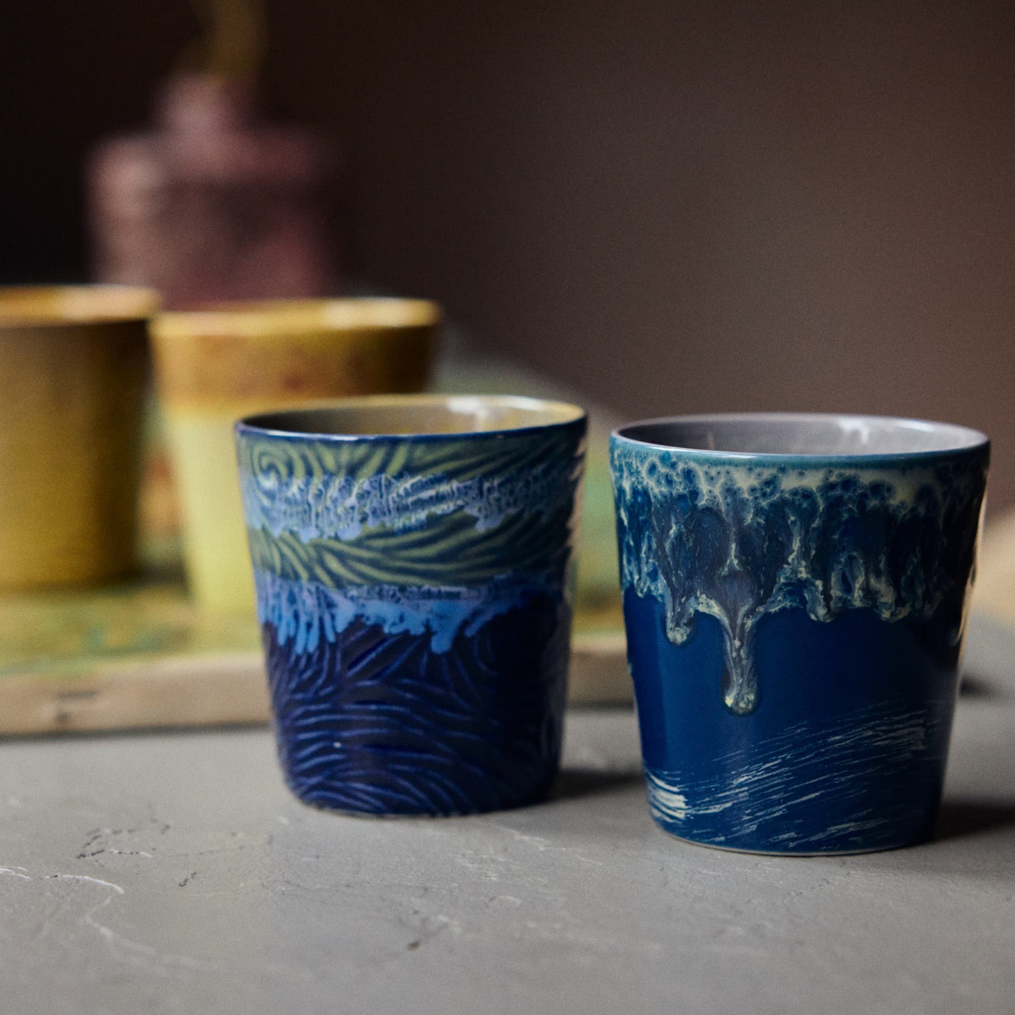 2 stk | Kopp Van Gogh Starry Night