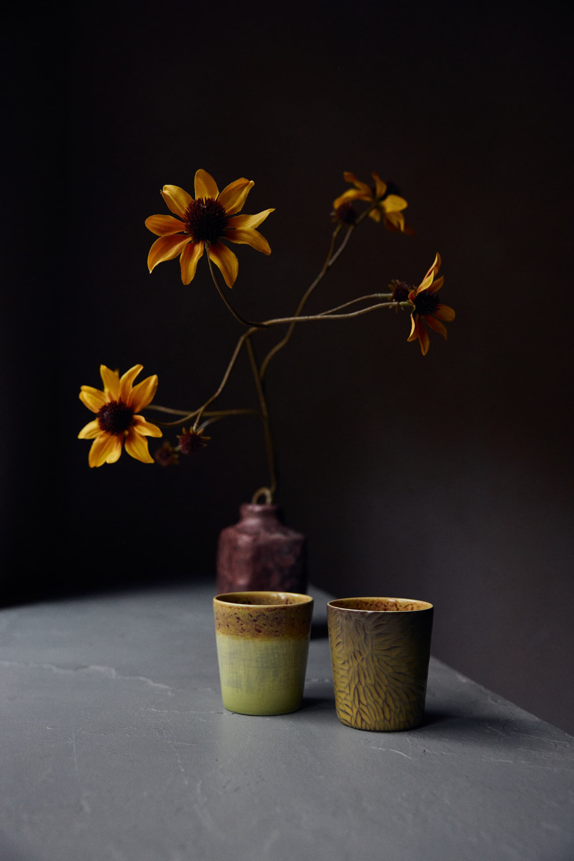 2 stk | Kopp Van Gogh Sunflowers