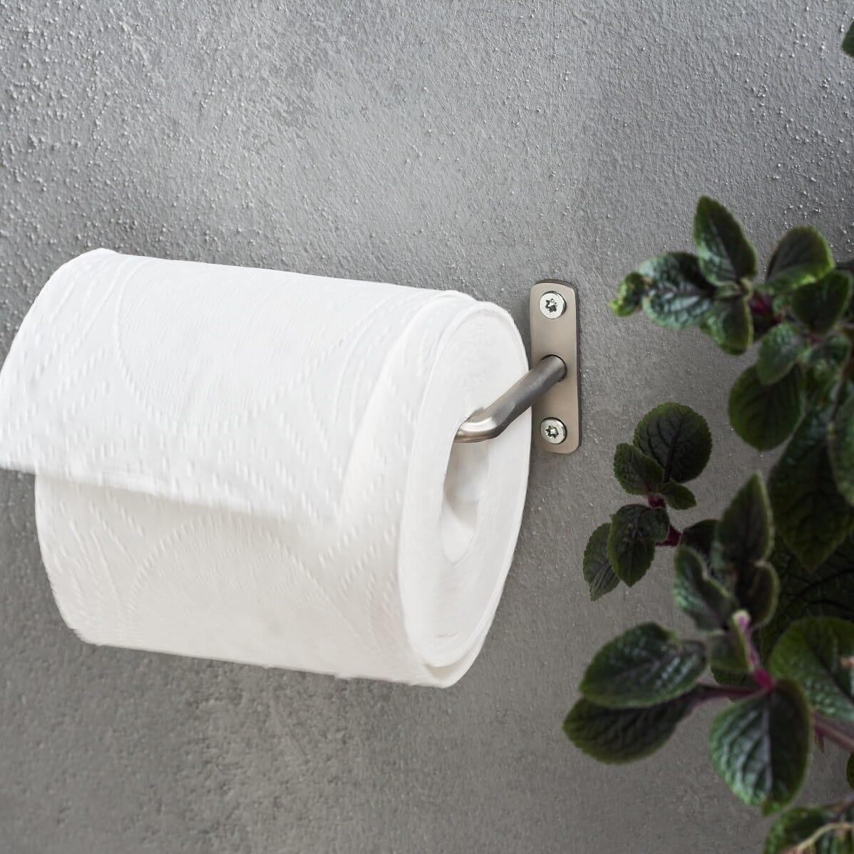 Toalettpapirholder Welo Børstet Sølv - Bilde 2