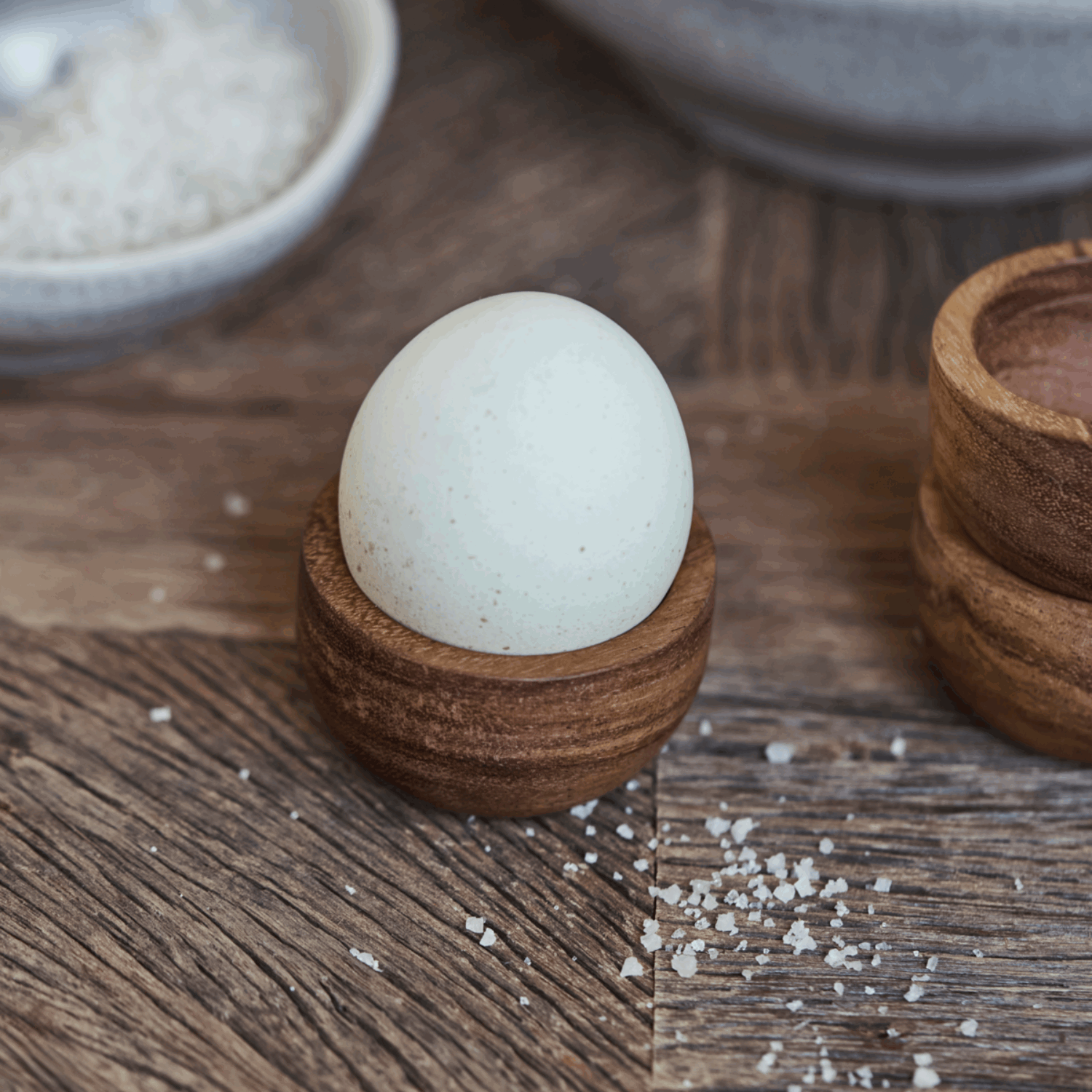 4 stk | Eggeholder Wood Natur - Hovedbilde