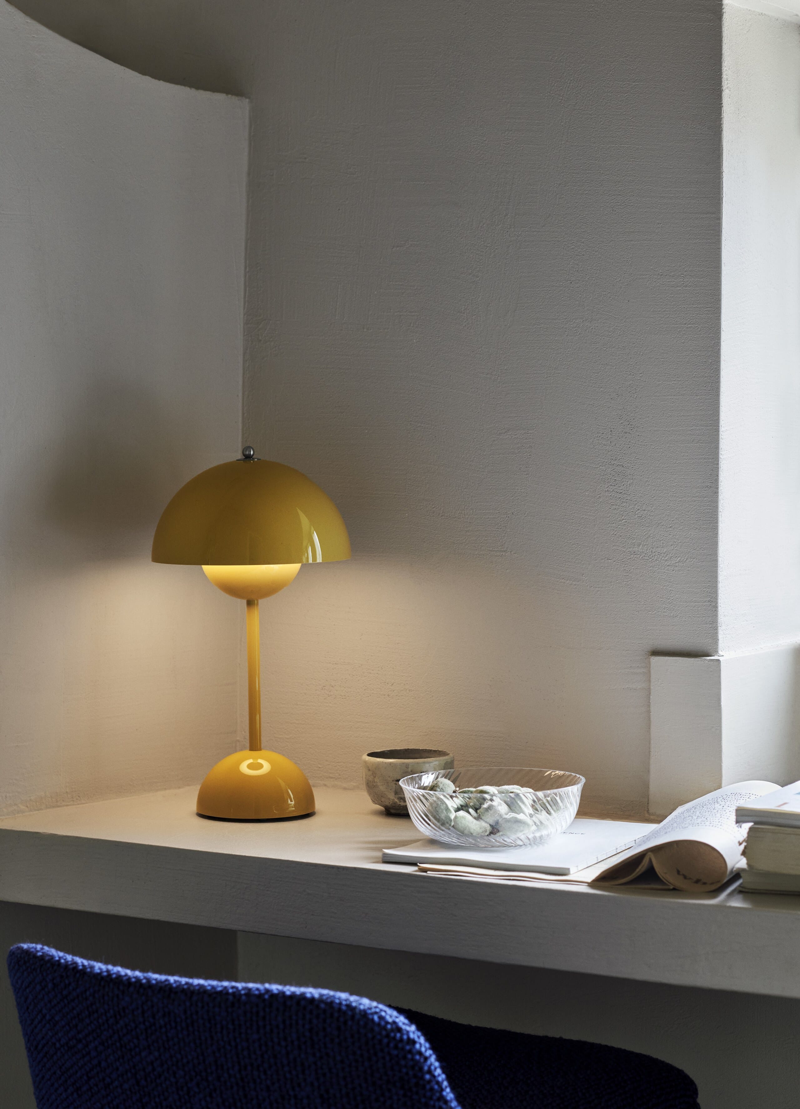 Flowerpot VP9 Oppladbar Lampe Mustard - Bilde 6