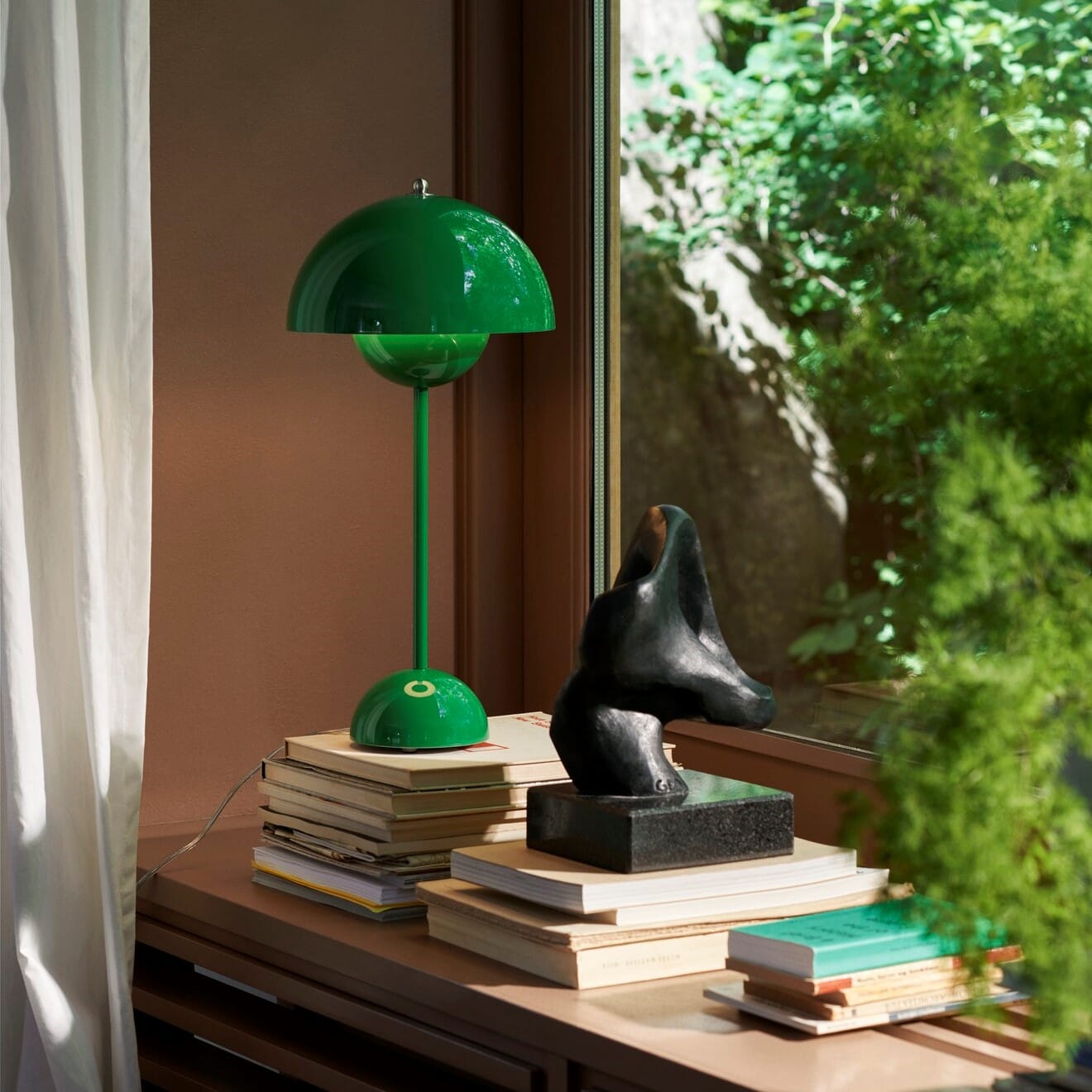 Flowerpot bordlampe VP3 Signal Green - Hovedbilde 1