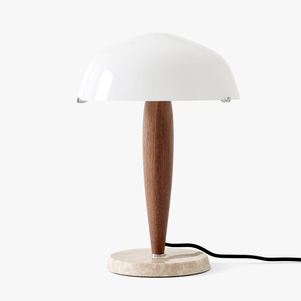 Herman Bordlampe SHY3 Walnut Cream Marble Opal - Bilde 6