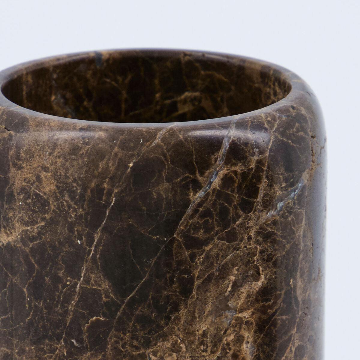 Tannglass Able i Brun Marmor