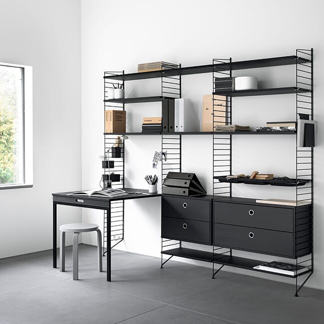 String Arbeidsplass m/klaffebord 140x200