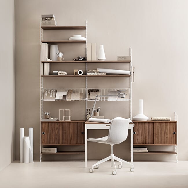 String Arbeidsplass m/klaffebord 140x200