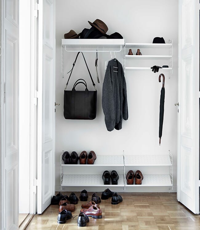 String Garderobe 140x185 H