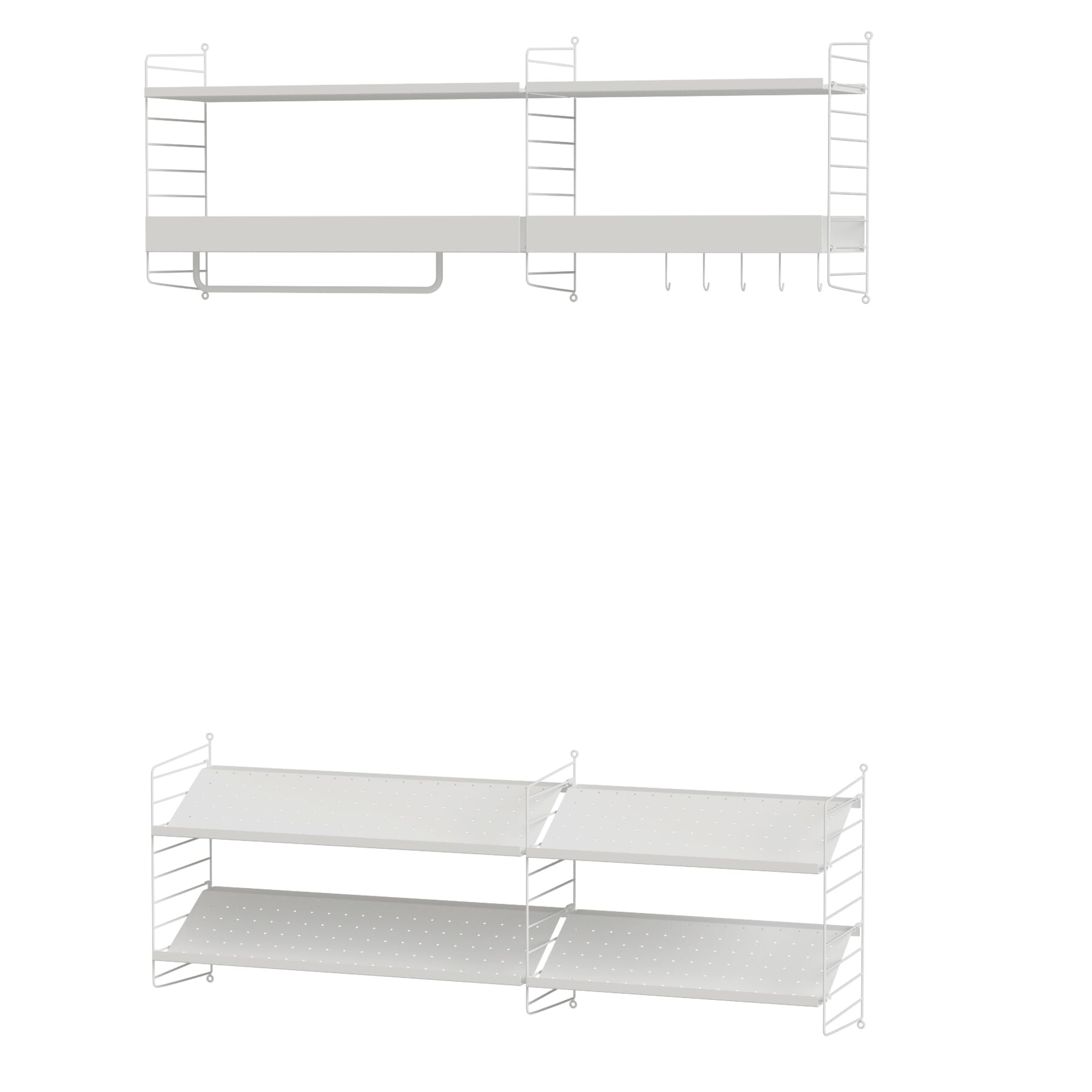 String Garderobe 140x185 H