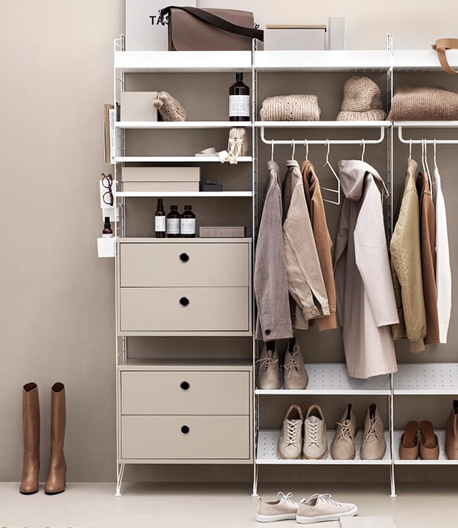 String Garderobe 60x200 M