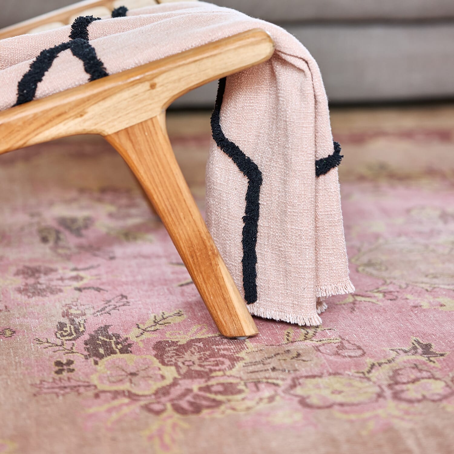 Gulvteppe Floral Pink 200x300 - Bilde 2
