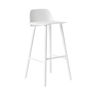 Nerd Bar Stool H:65 White - Hovedbilde