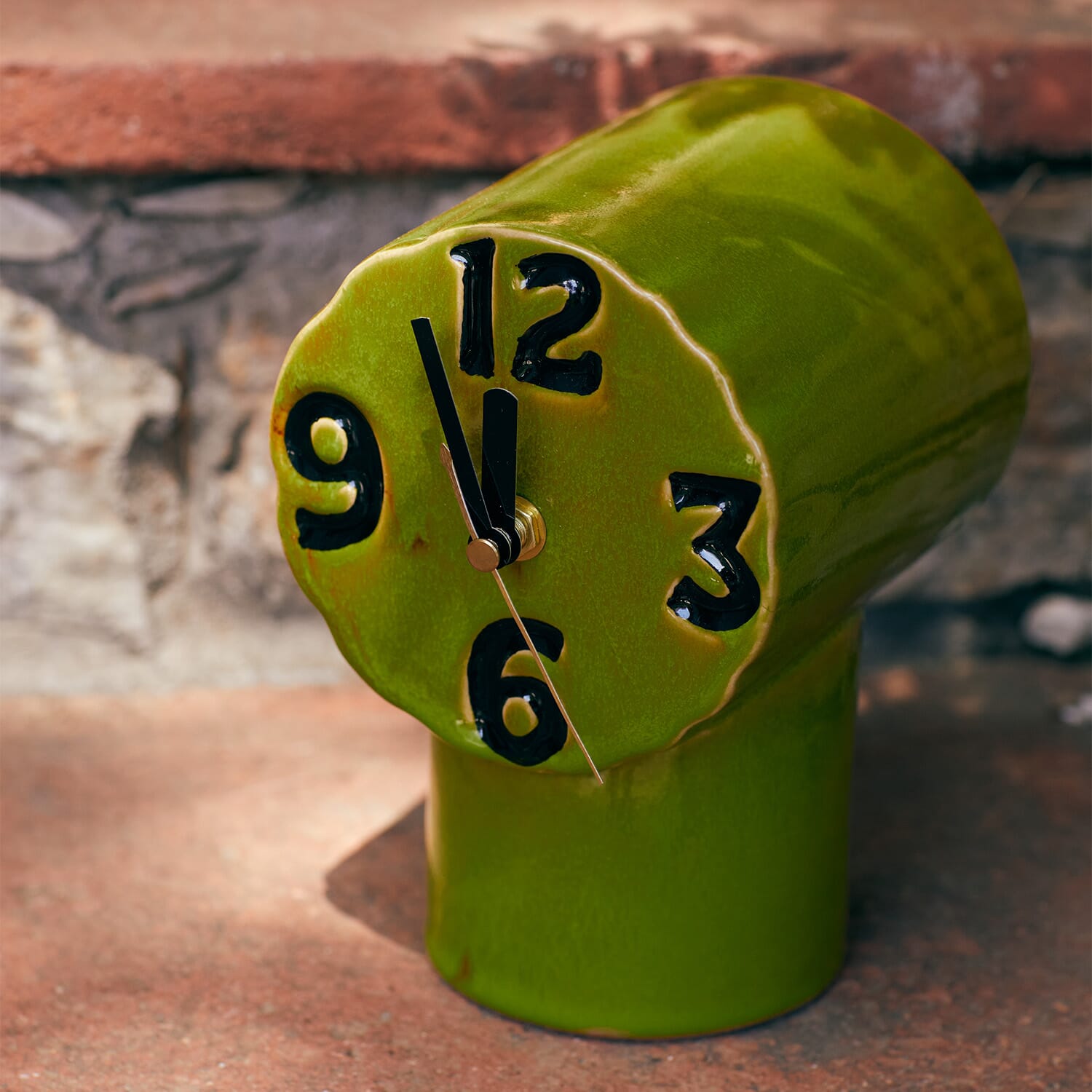 Bordklokke Retro Olive - Bilde 3