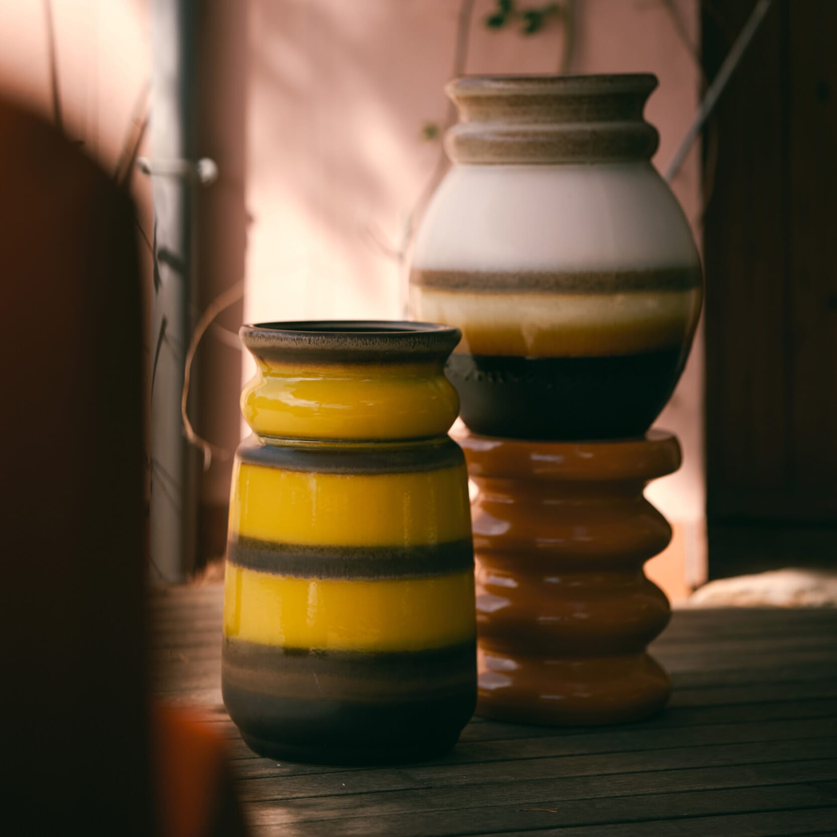 Vase Grand Floor Honey H:46 - Hovedbilde