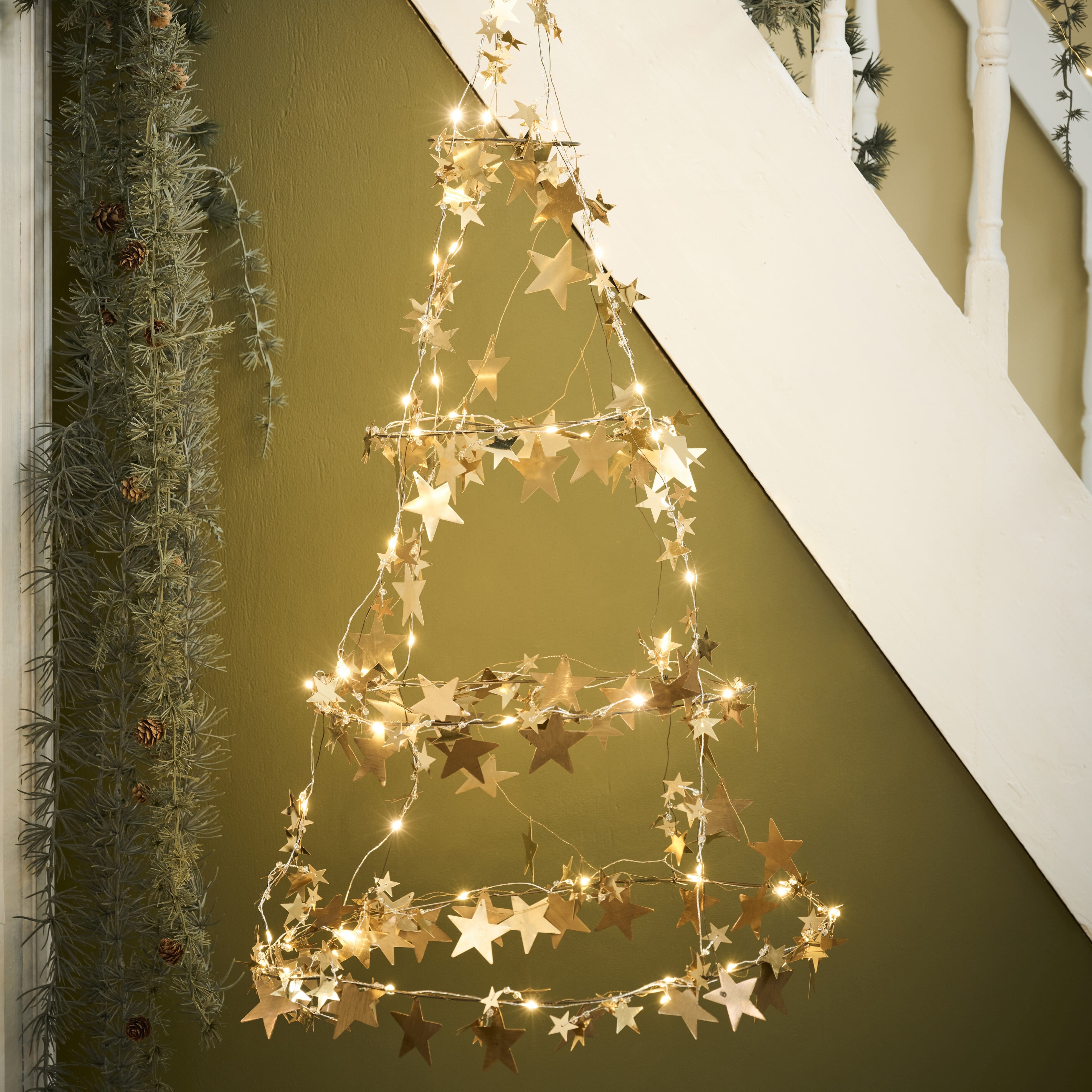 Lyslenke m/20 stjerner (innendørs) - Hovedbilde