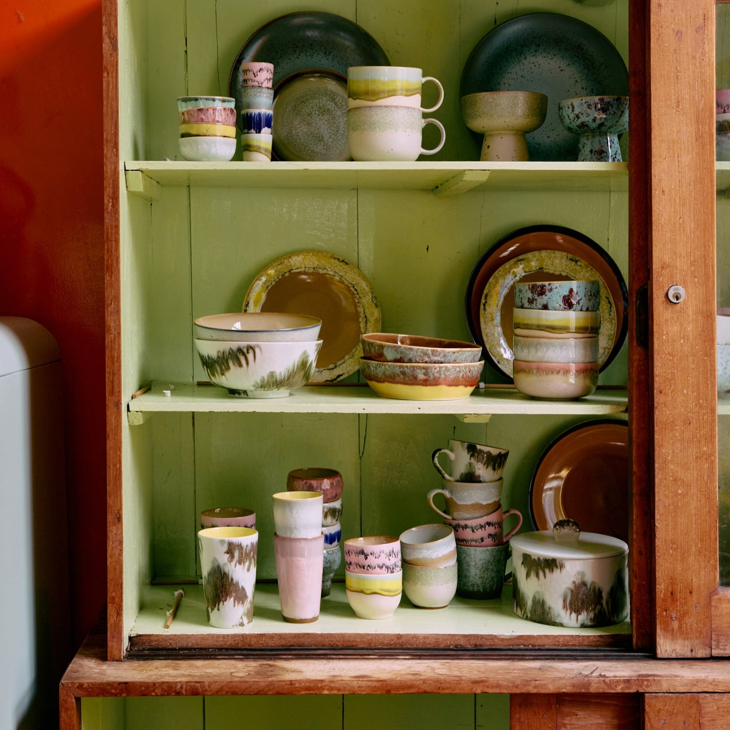 4 stk XS Skåler Modernist | 70s Ceramics