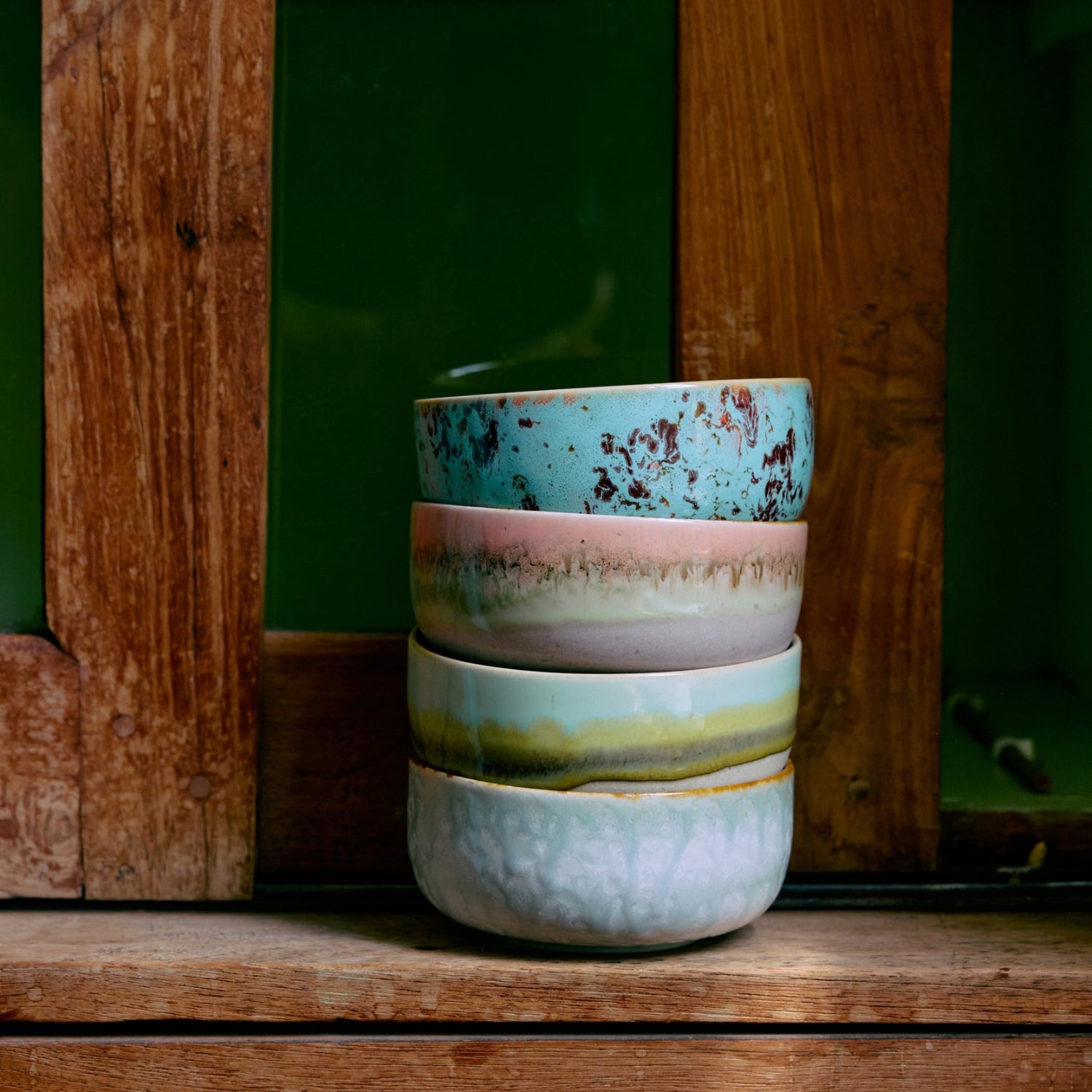 4 stk Dessertskåler Impression | 70s Ceramics