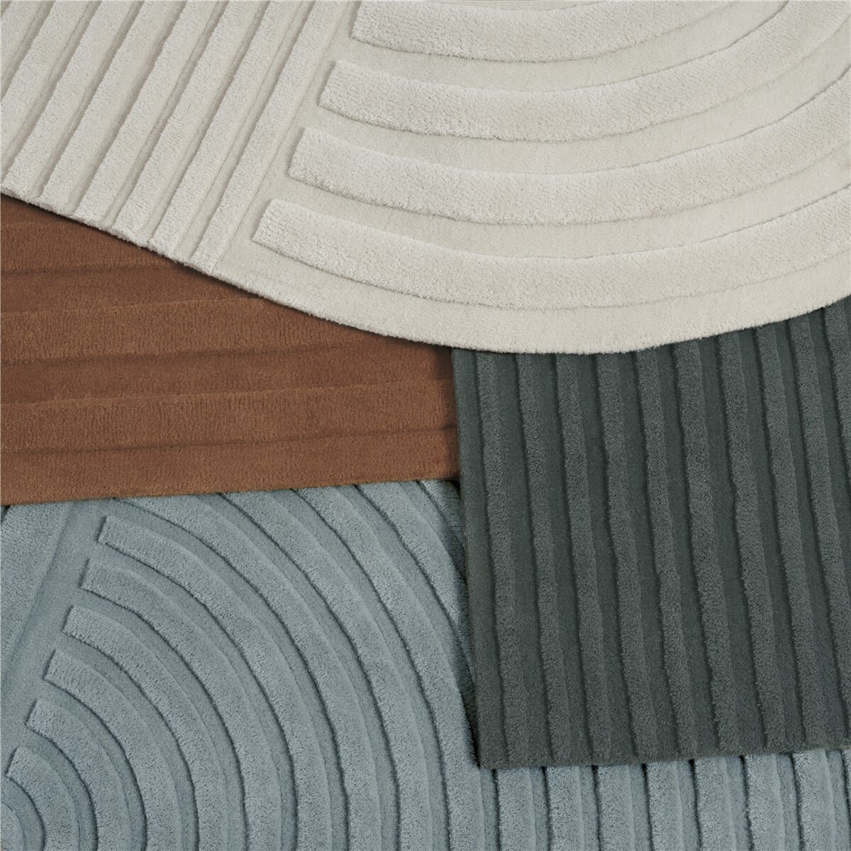 Gulvteppe Relevo Sage Green - 200x300 cm - Bilde 8
